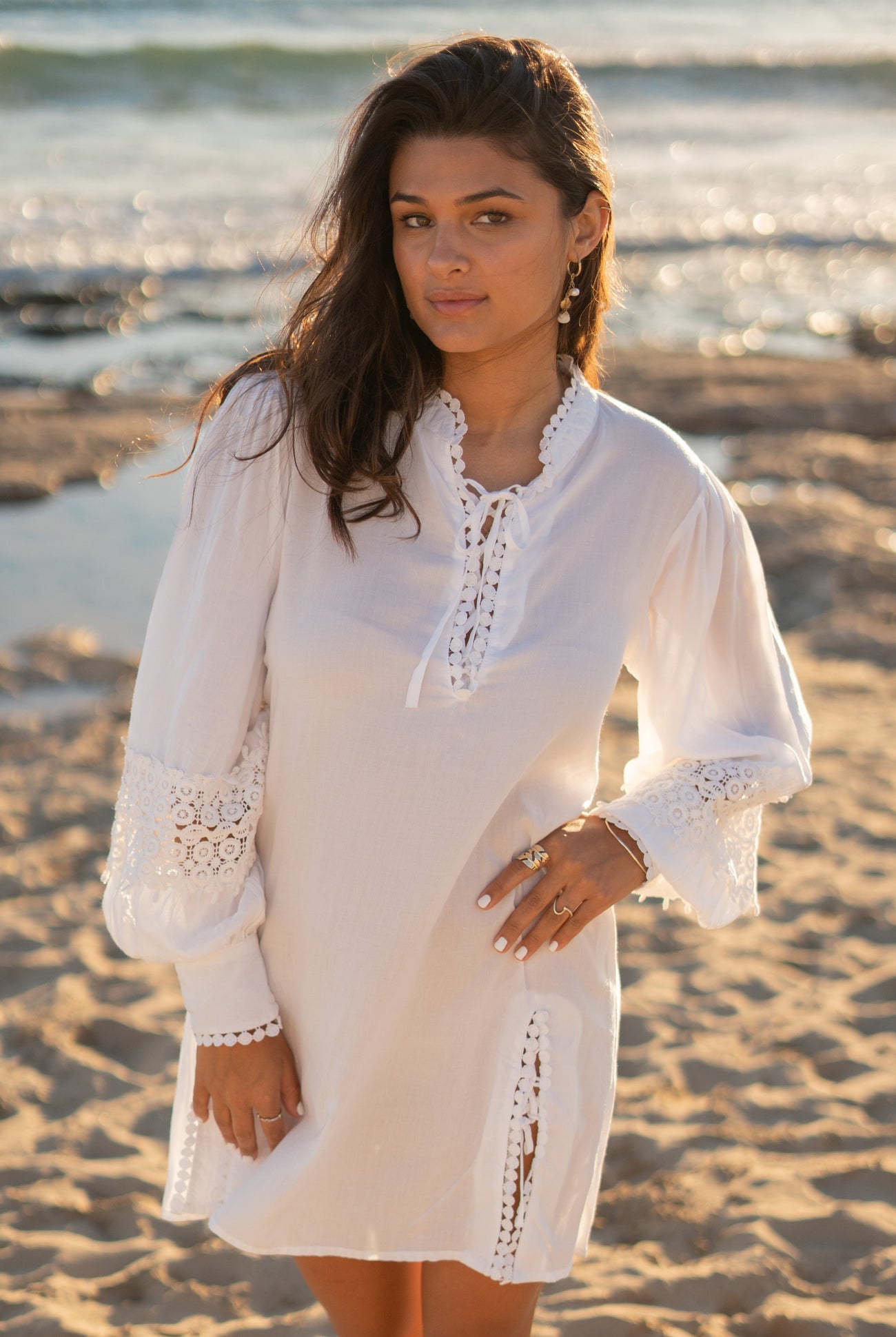 Bohemian item in white van ibzmode, Brands of Ibiza