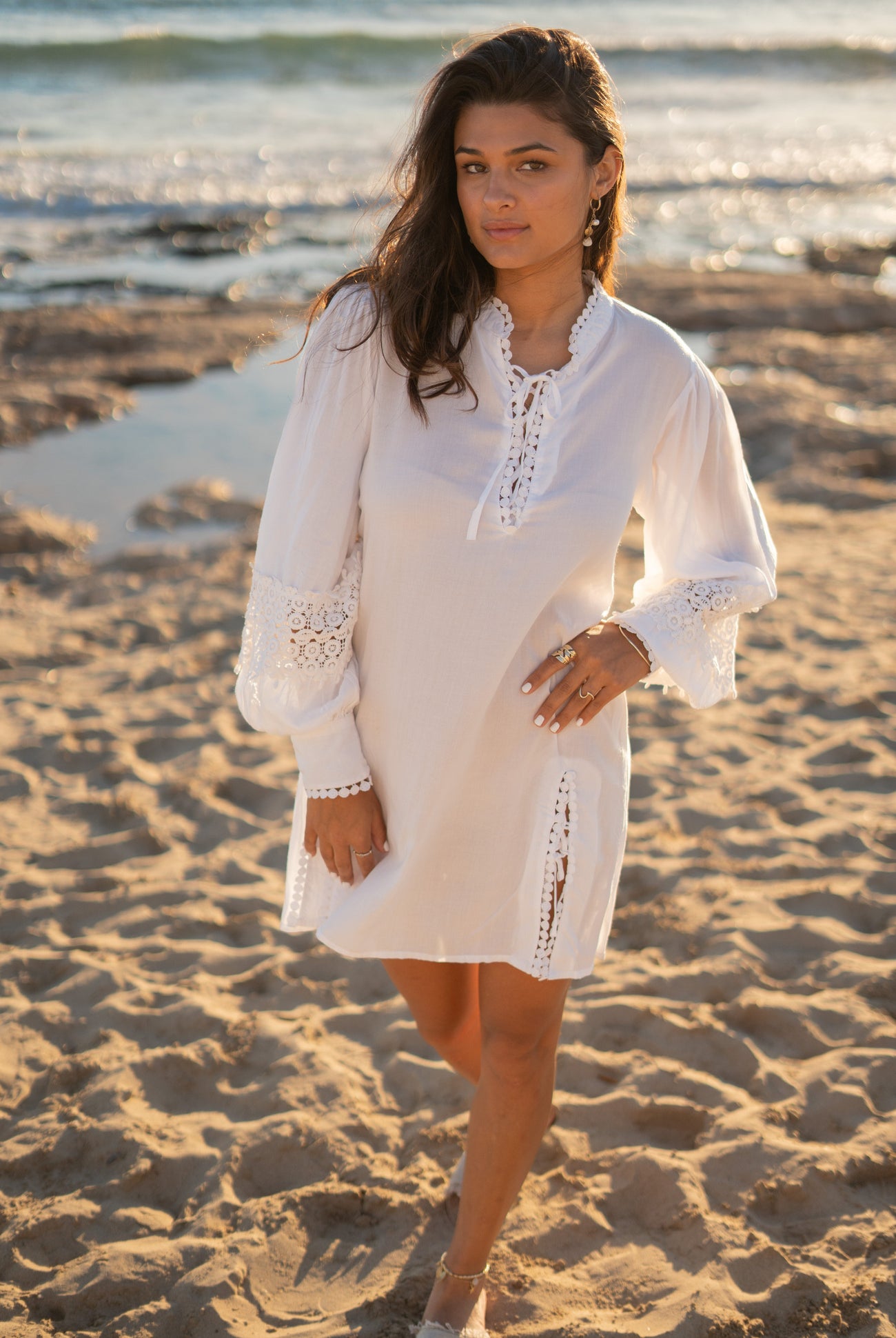 Bohemian item in white van ibzmode, Brands of Ibiza