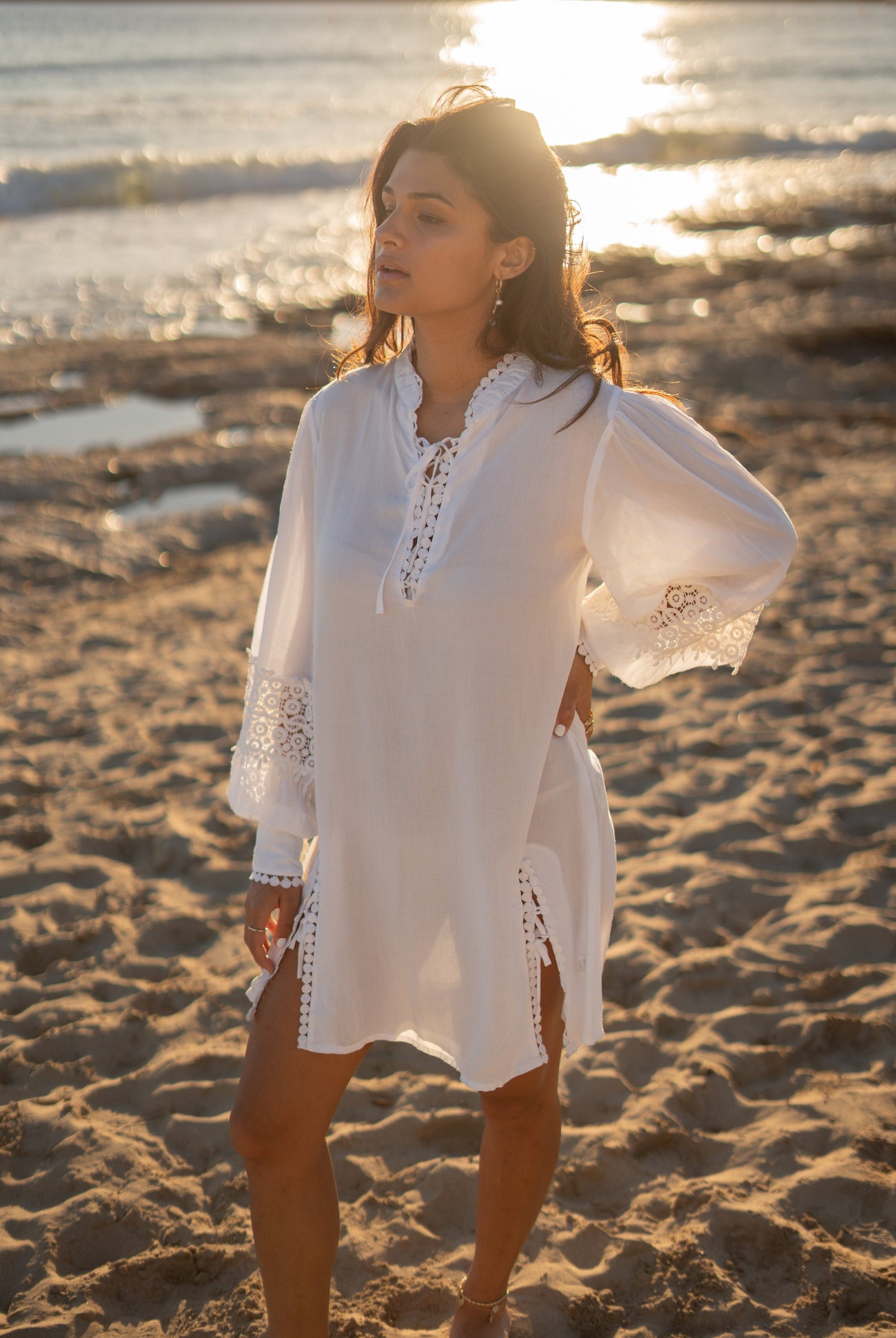 Bohemian item in white van ibzmode, Brands of Ibiza