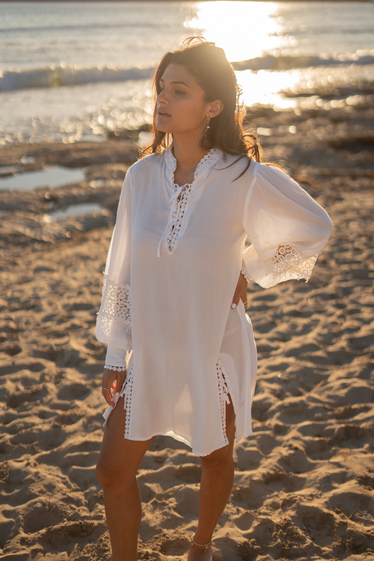 Bohemian item in white van ibzmode, Brands of Ibiza