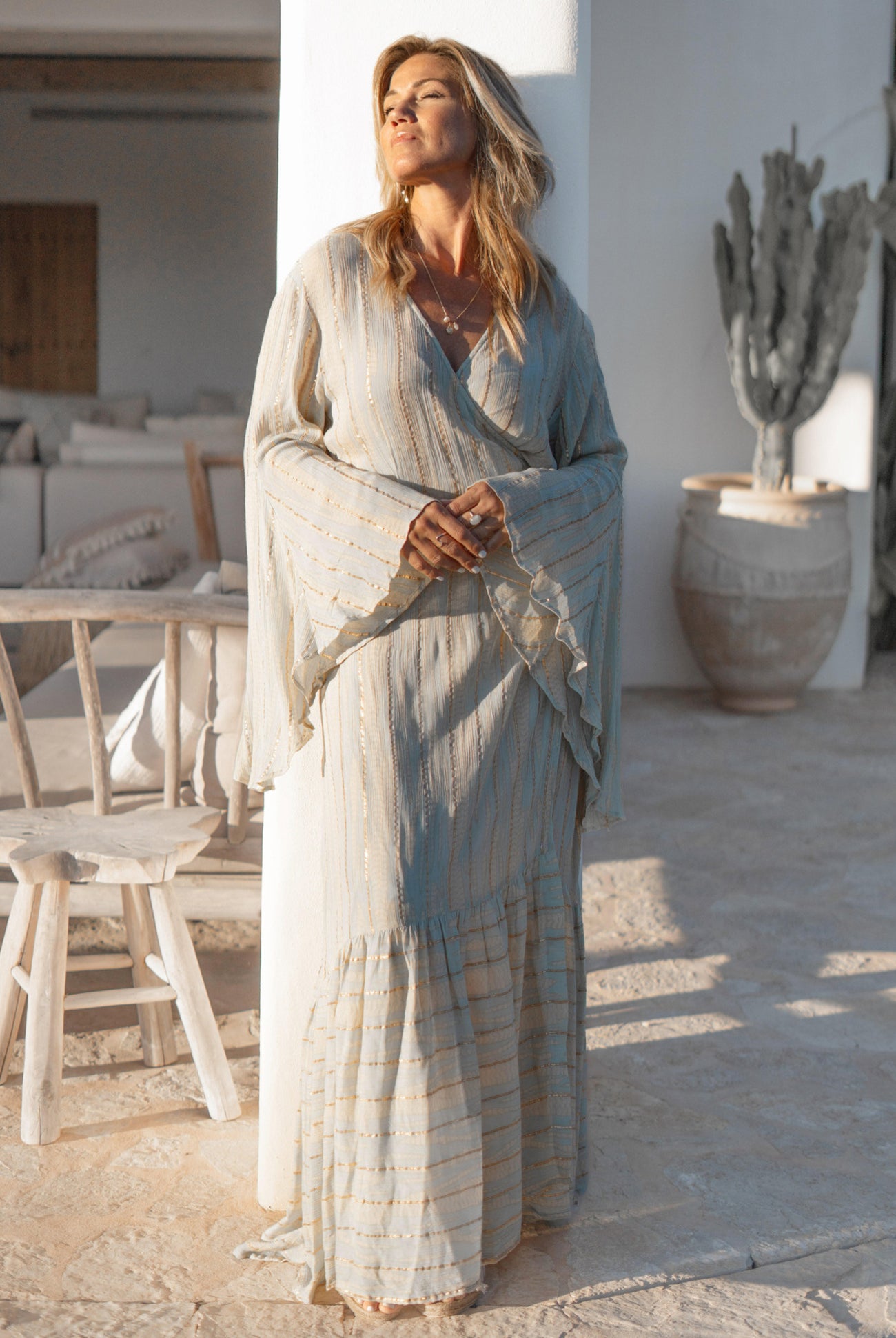 Bohemian jurk in mint van ibzmode, Brands of Ibiza