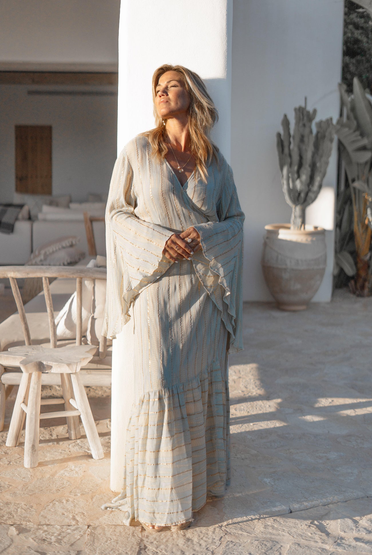 Bohemian jurk in mint van ibzmode, Brands of Ibiza