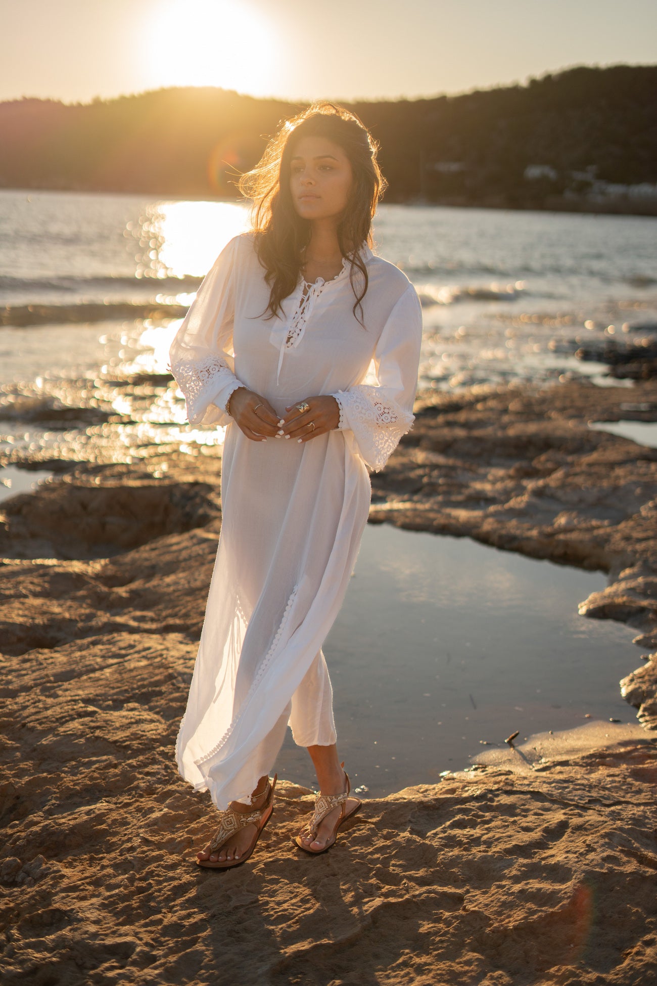 Bohemian item in white van ibzmode, Brands of Ibiza