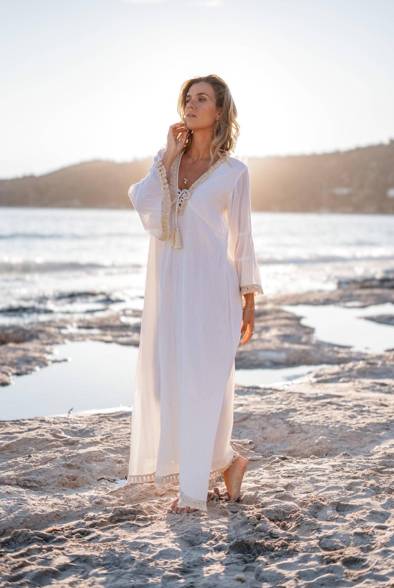 Article bohème blanc de la marque ibzmode, Brands of Ibiza