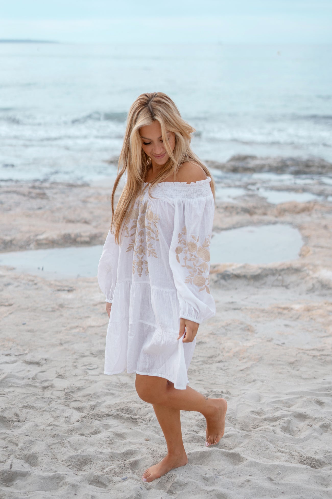 Bohemian item in white van ibzmode, Brands of Ibiza