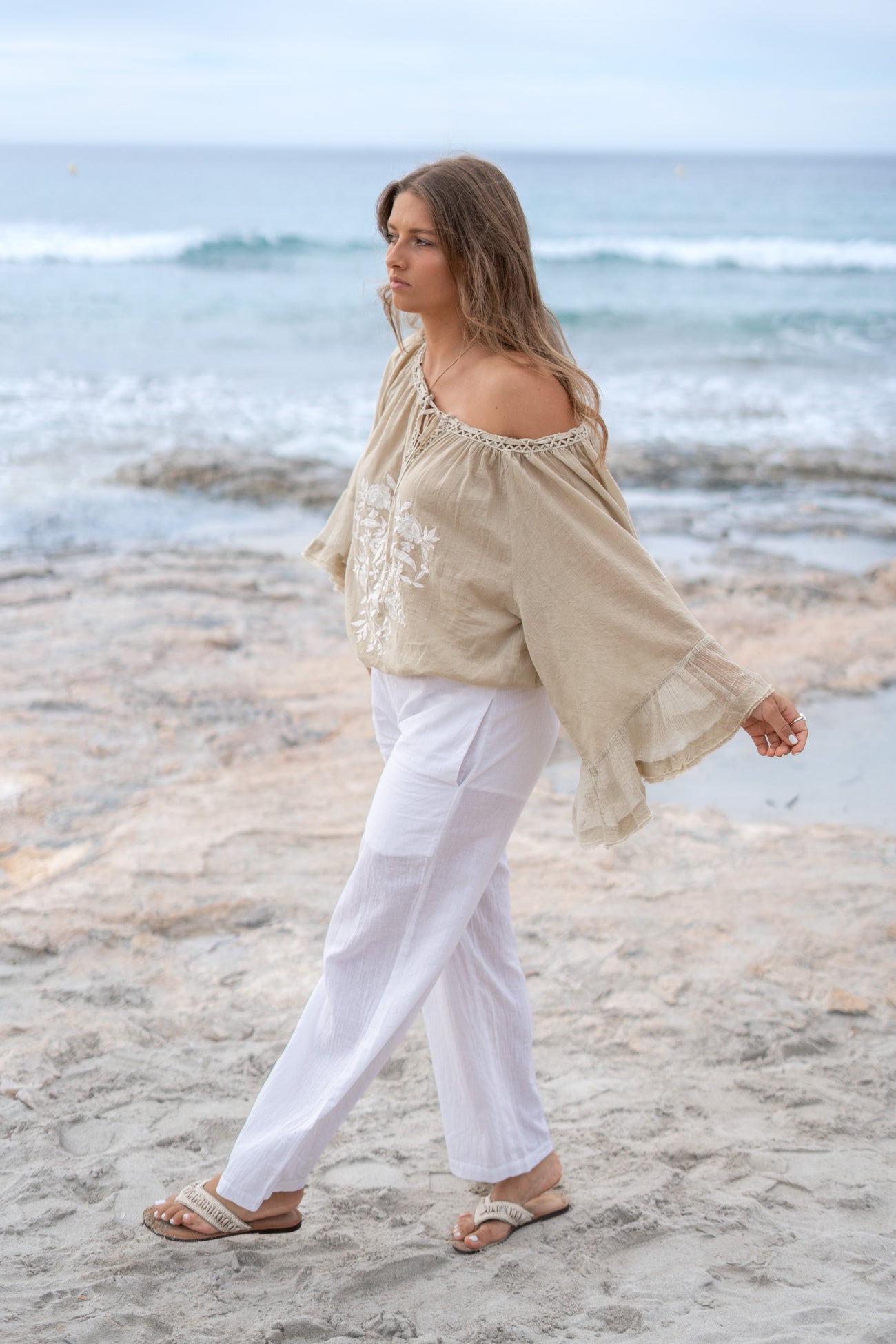 Bohemian item in white van ibzmode, Brands of Ibiza