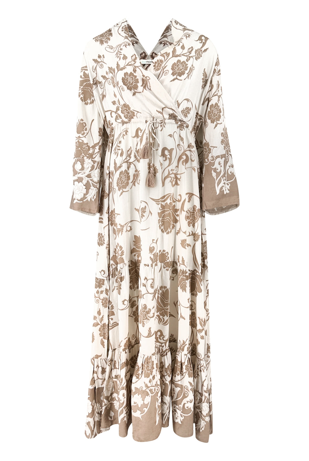 Bohemian jurk in ivory van ibzmode, Brands of Ibiza