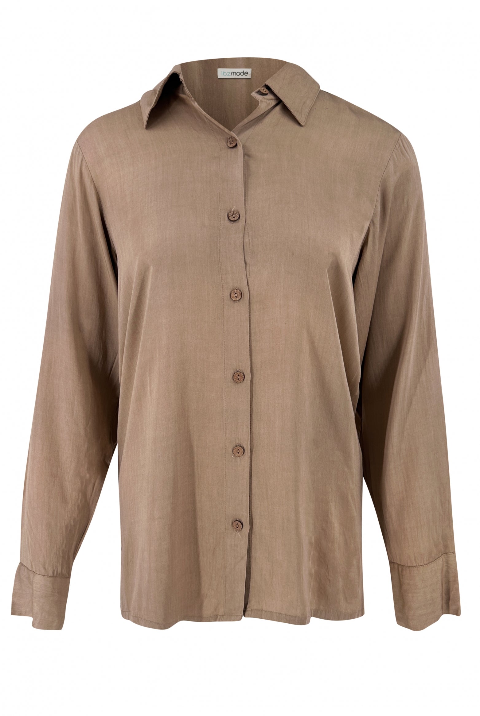 Bohemian blouse in powder van ibzmode, Brands of Ibiza