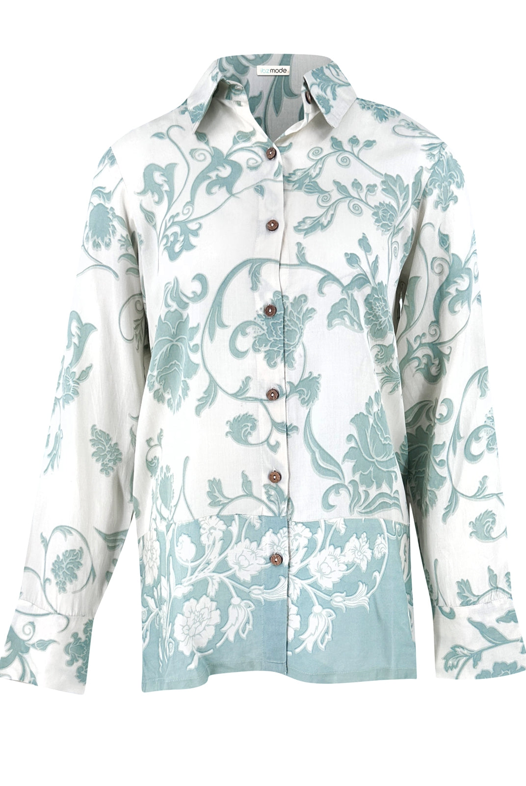 Bohemian blouse in ivory van ibzmode, Brands of Ibiza