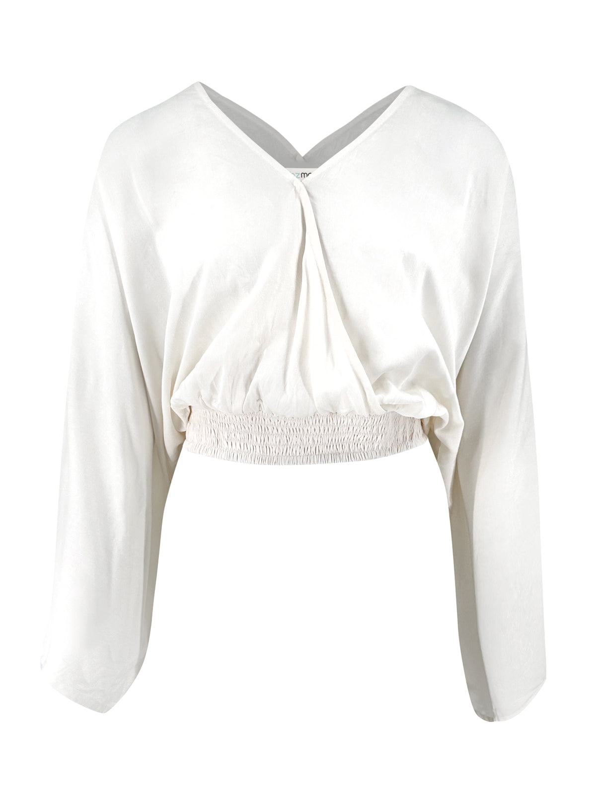 Bohemian top in ivory van ibzmode, Brands of Ibiza