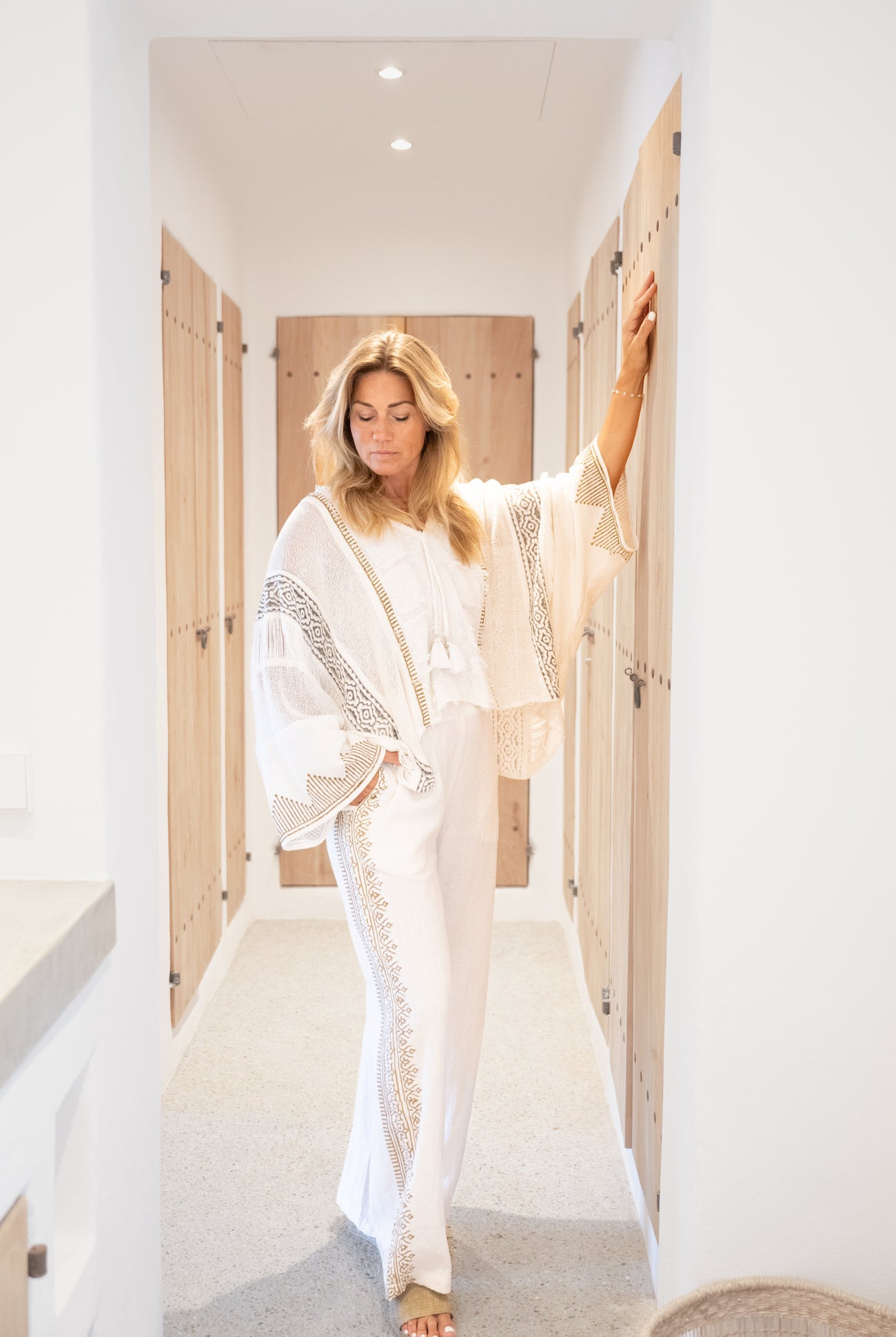 Bohemian item in white van ibzmode, Brands of Ibiza