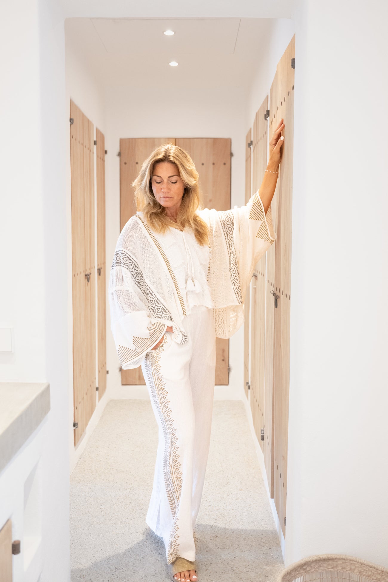 Bohemian top in white from ibzmode, Brands of Ibiza