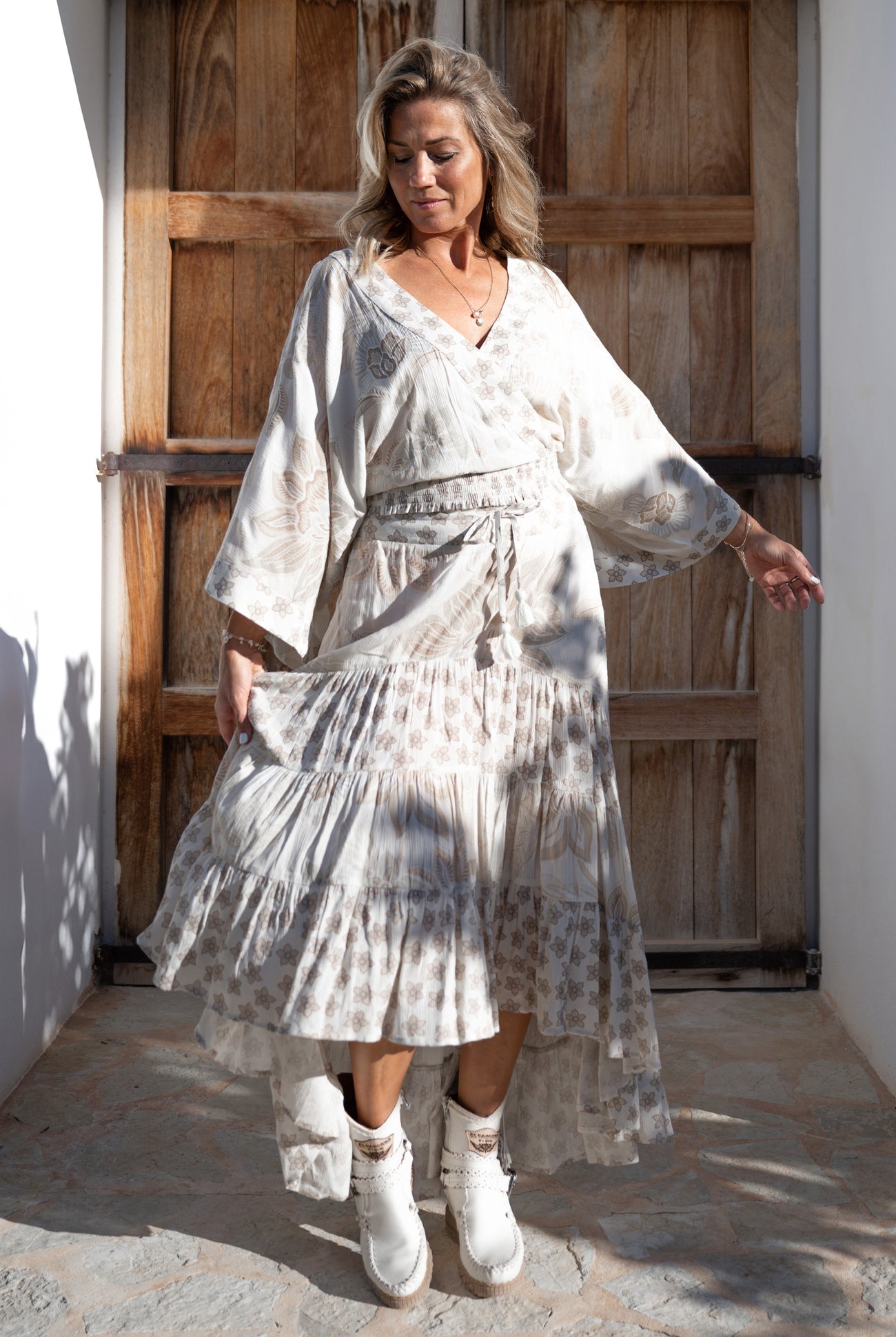 Bohemian rok in ivory van ibzmode, Brands of Ibiza