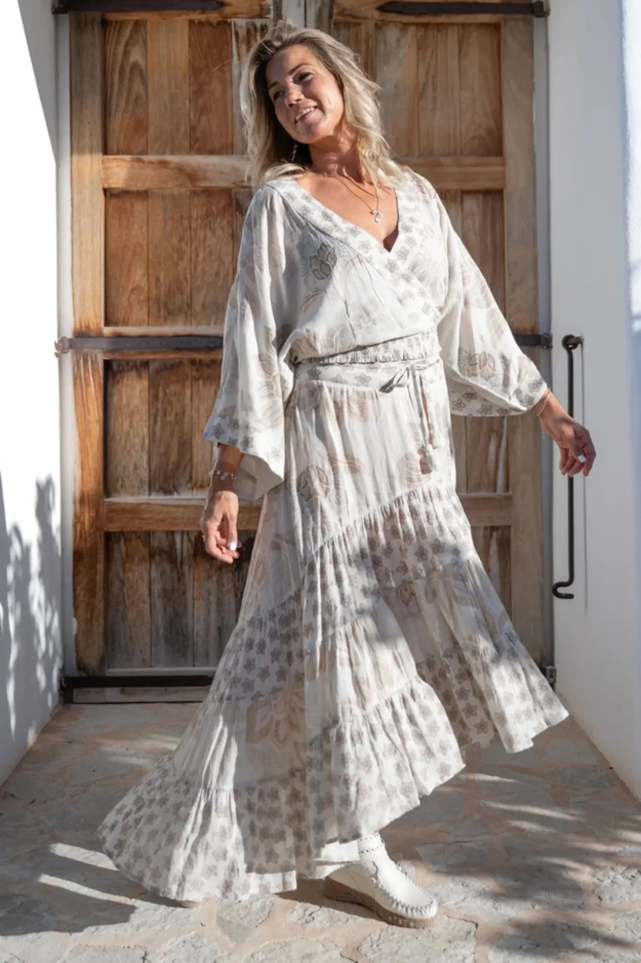 Bohemian rok in ivory van ibzmode, Brands of Ibiza