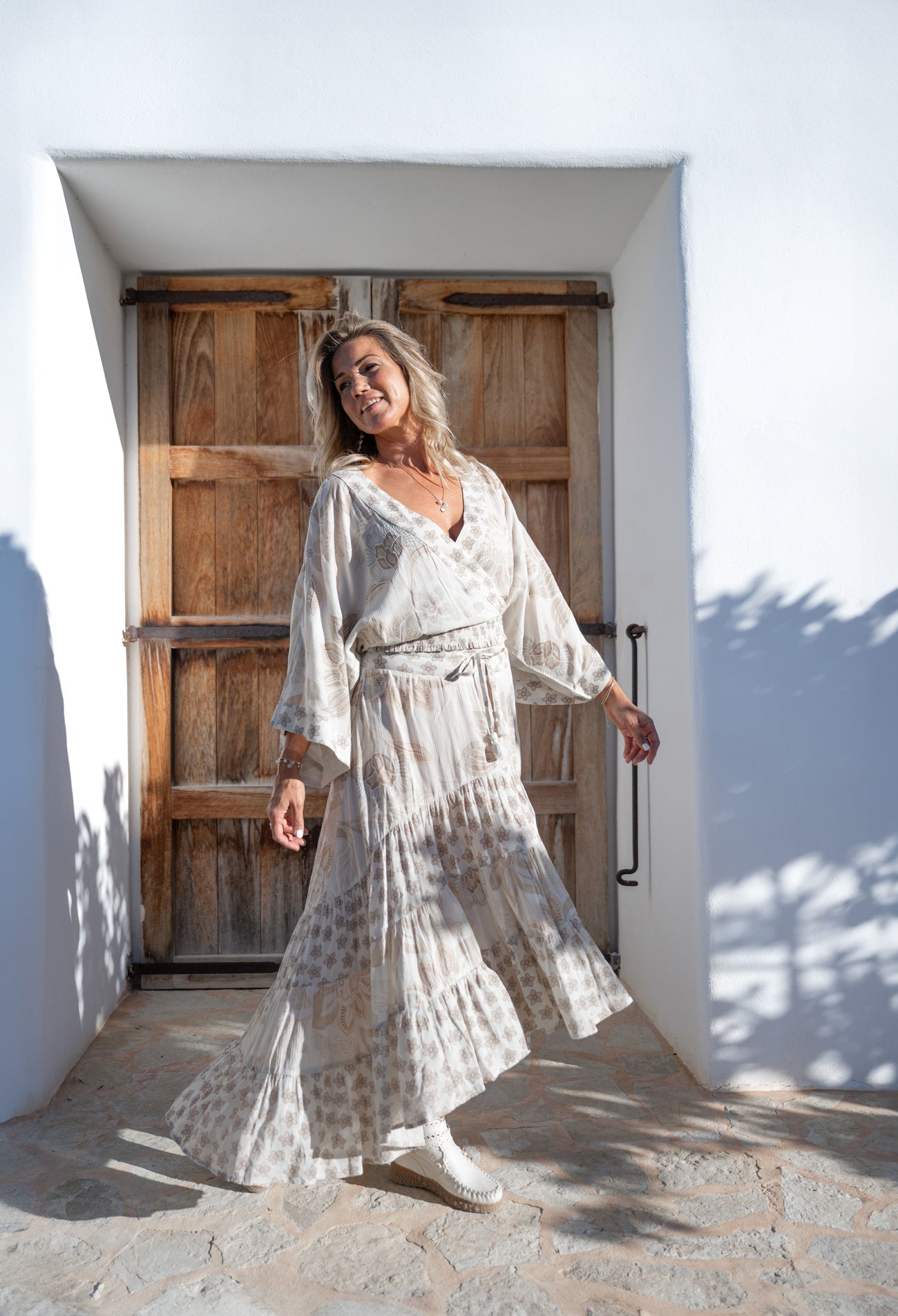 Bohemian rok in ivory van ibzmode, Brands of Ibiza