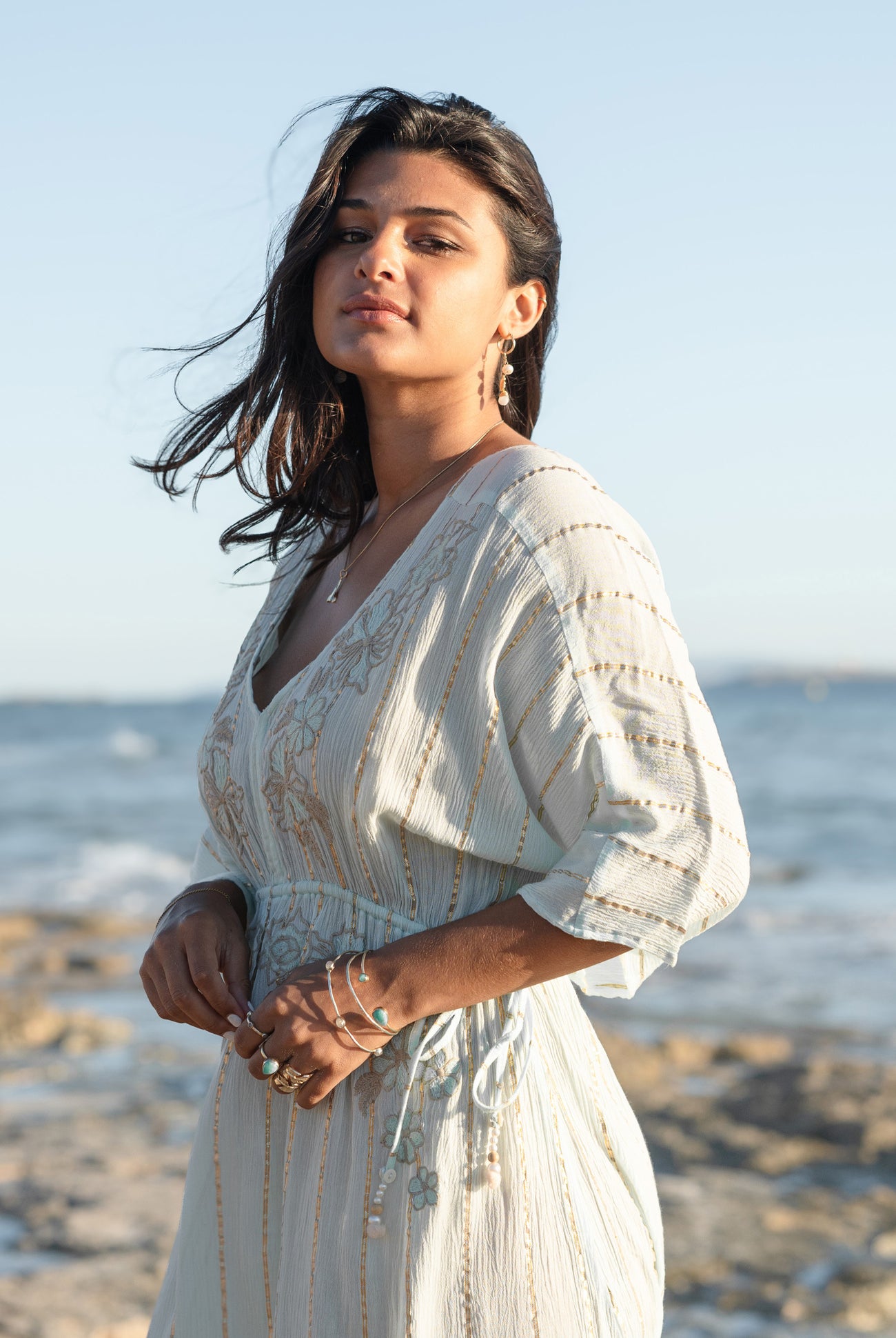 Bohemian jurk in mint van ibzmode, Brands of Ibiza