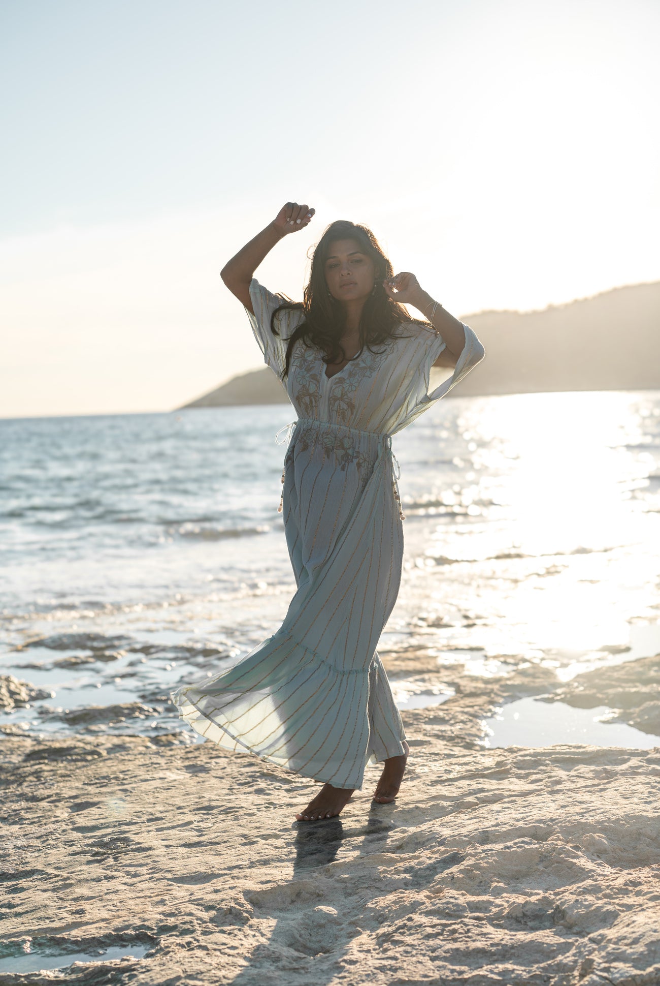 Bohemian jurk in mint van ibzmode, Brands of Ibiza