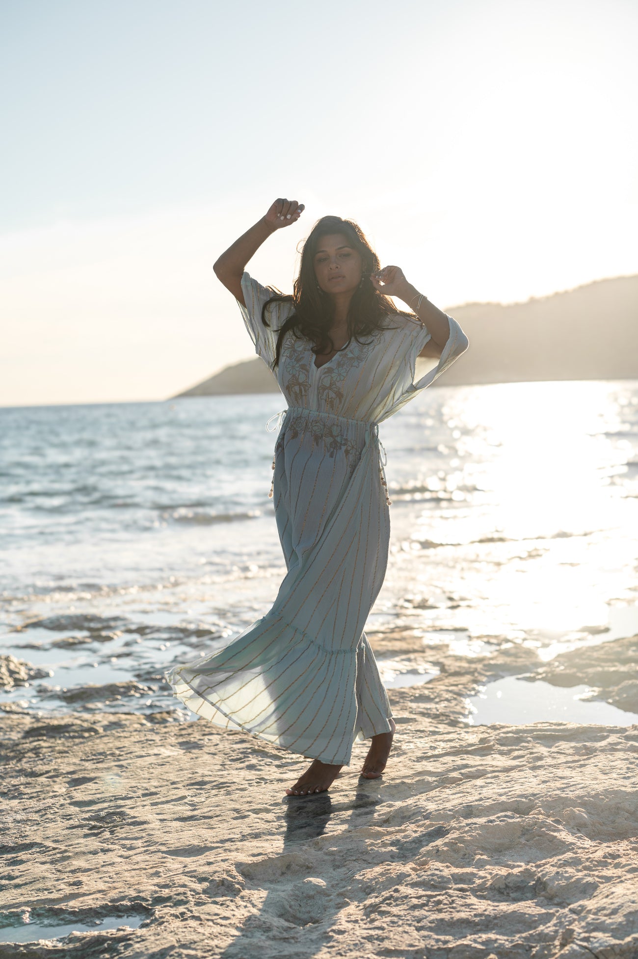 Bohemian jurk in mint van ibzmode, Brands of Ibiza