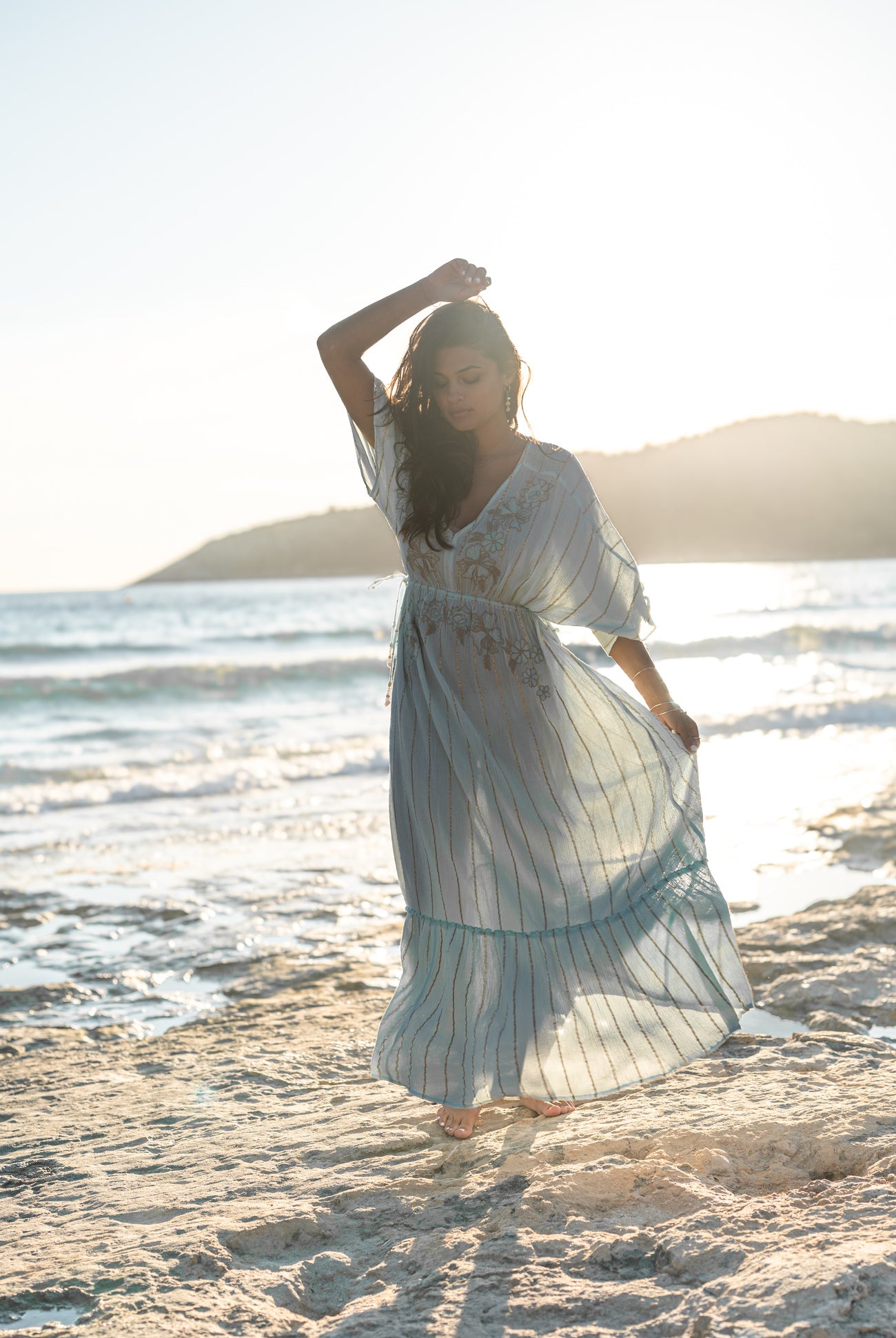 Bohemian jurk in mint van ibzmode, Brands of Ibiza