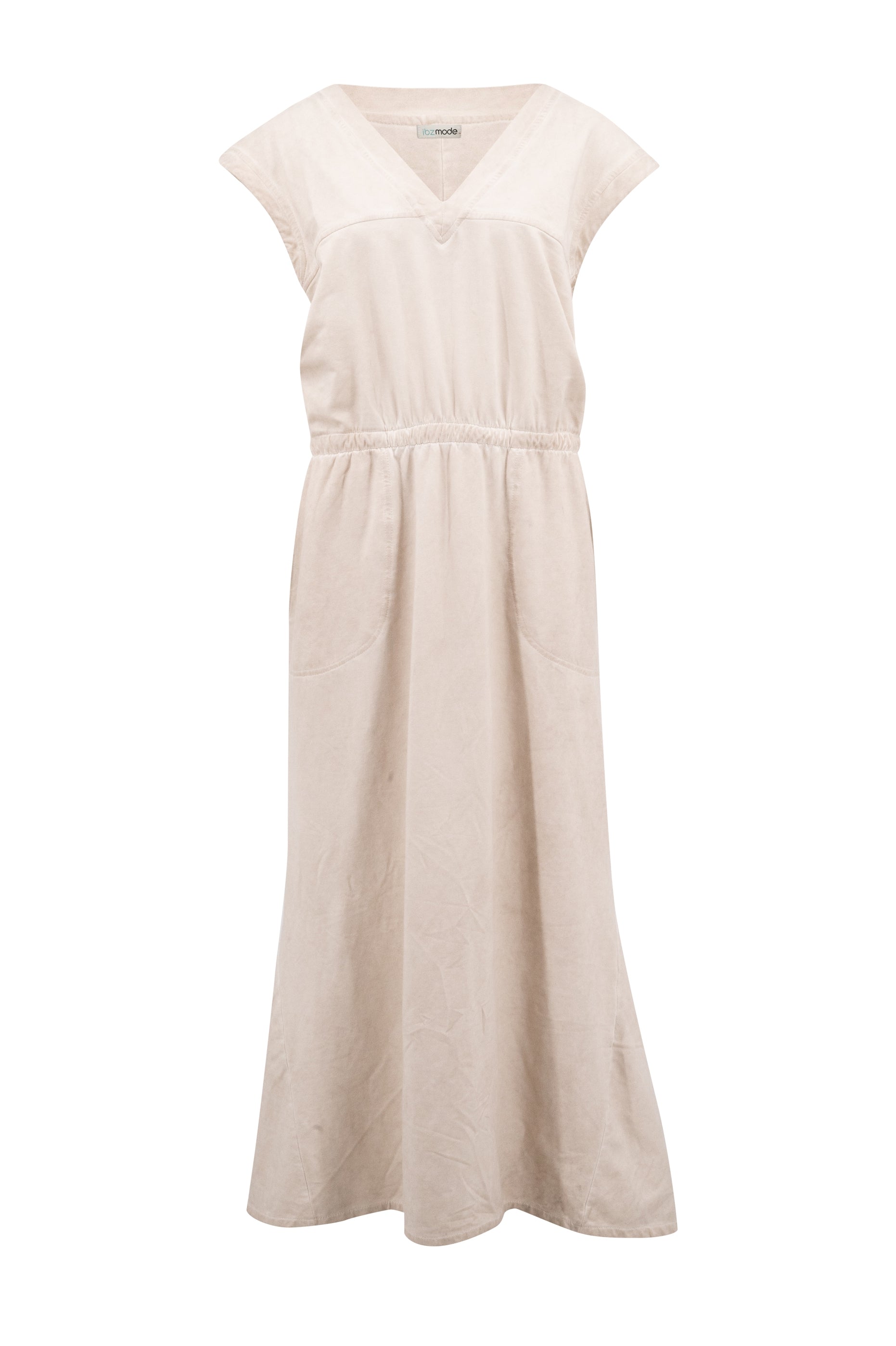 Bohemian jurk in stone van ibzmode, Brands of Ibiza