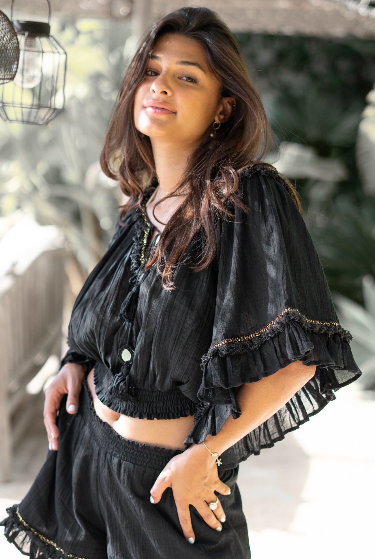 Top bohemio en negro de ibzmode, Brands of Ibiza