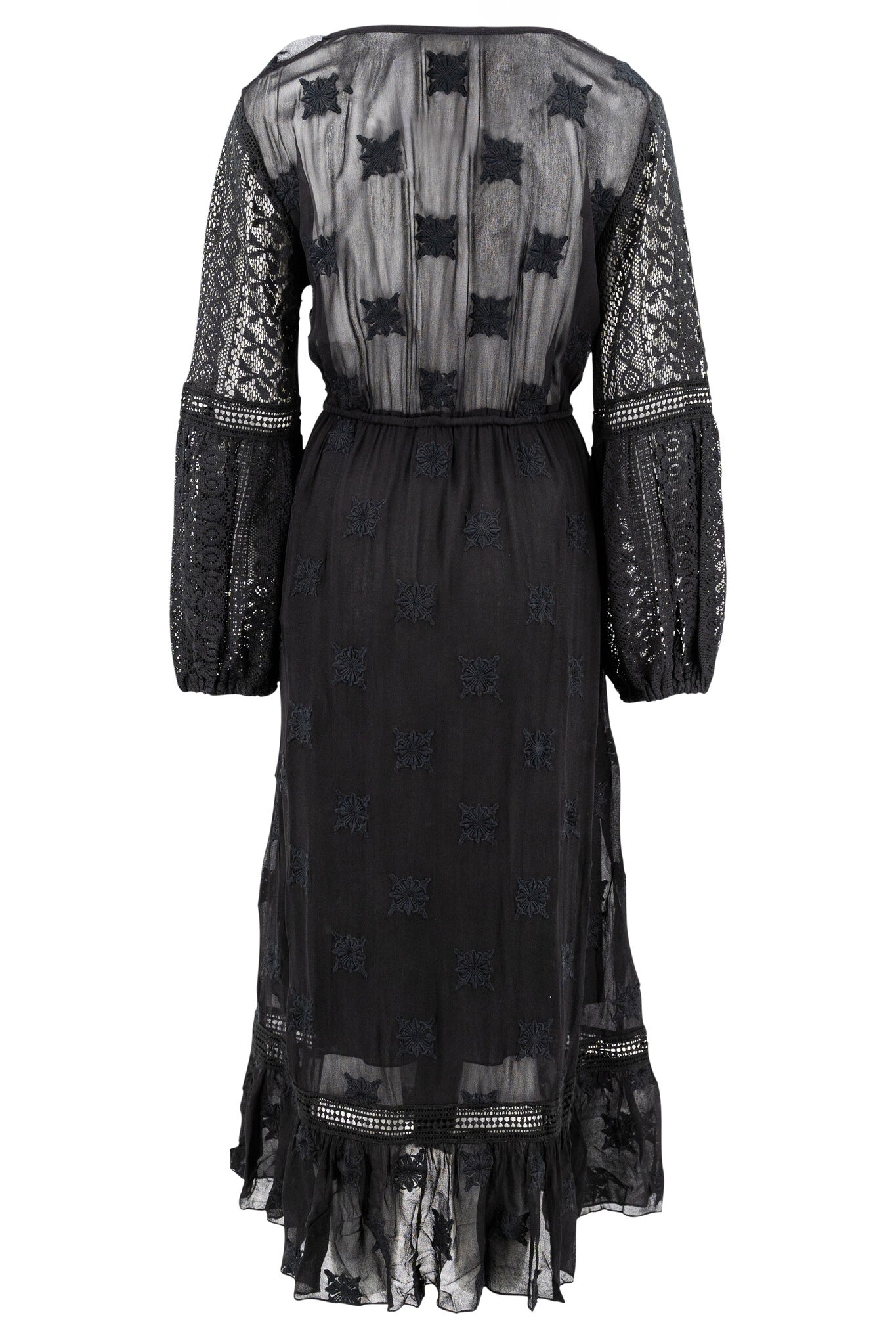 Bohemian jurk in black van ibzmode, Brands of Ibiza