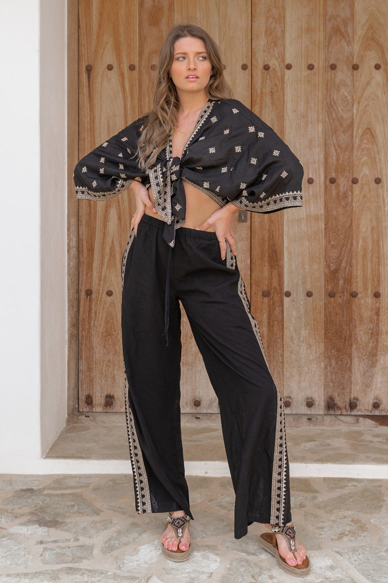 Bohemian item in black van ibzmode, Brands of Ibiza