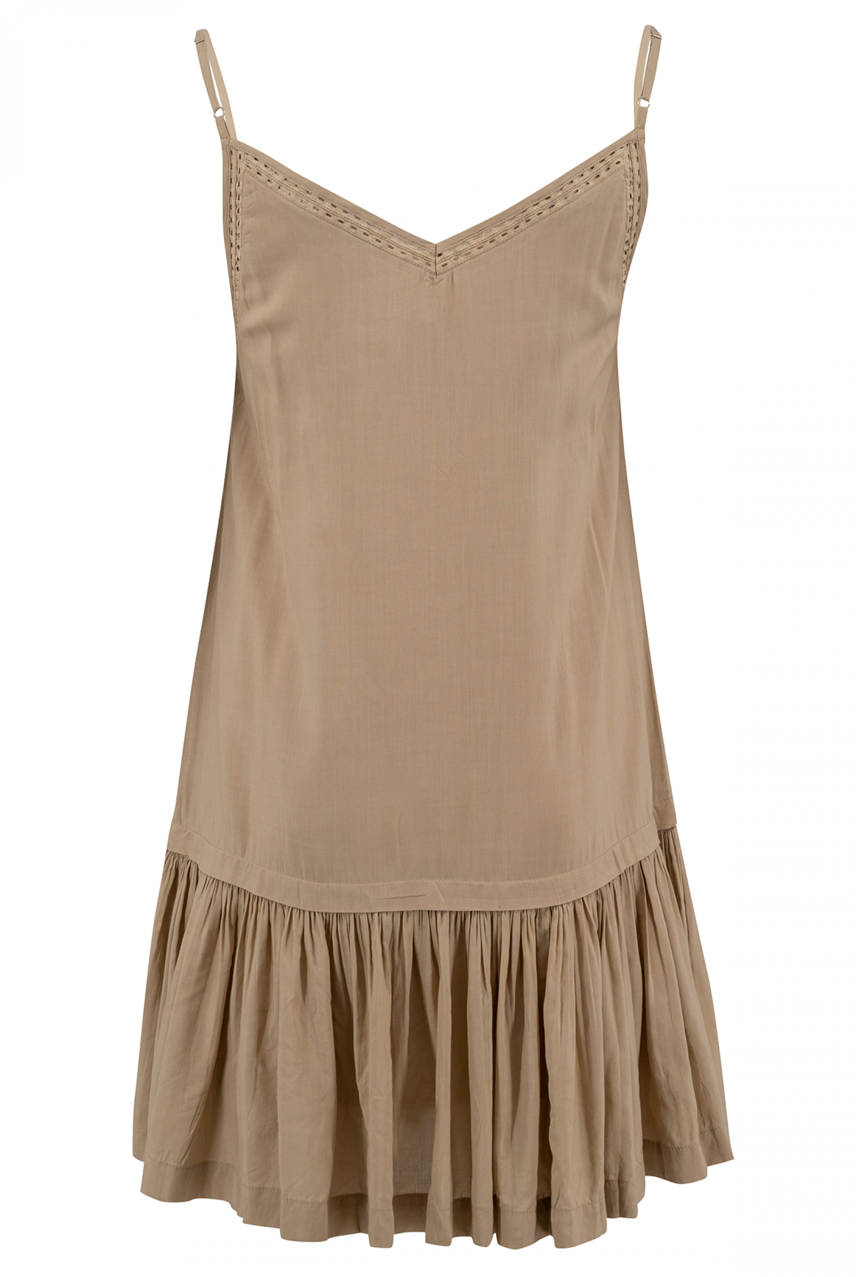 Bohemian jurk in sand van ibzmode, Brands of Ibiza