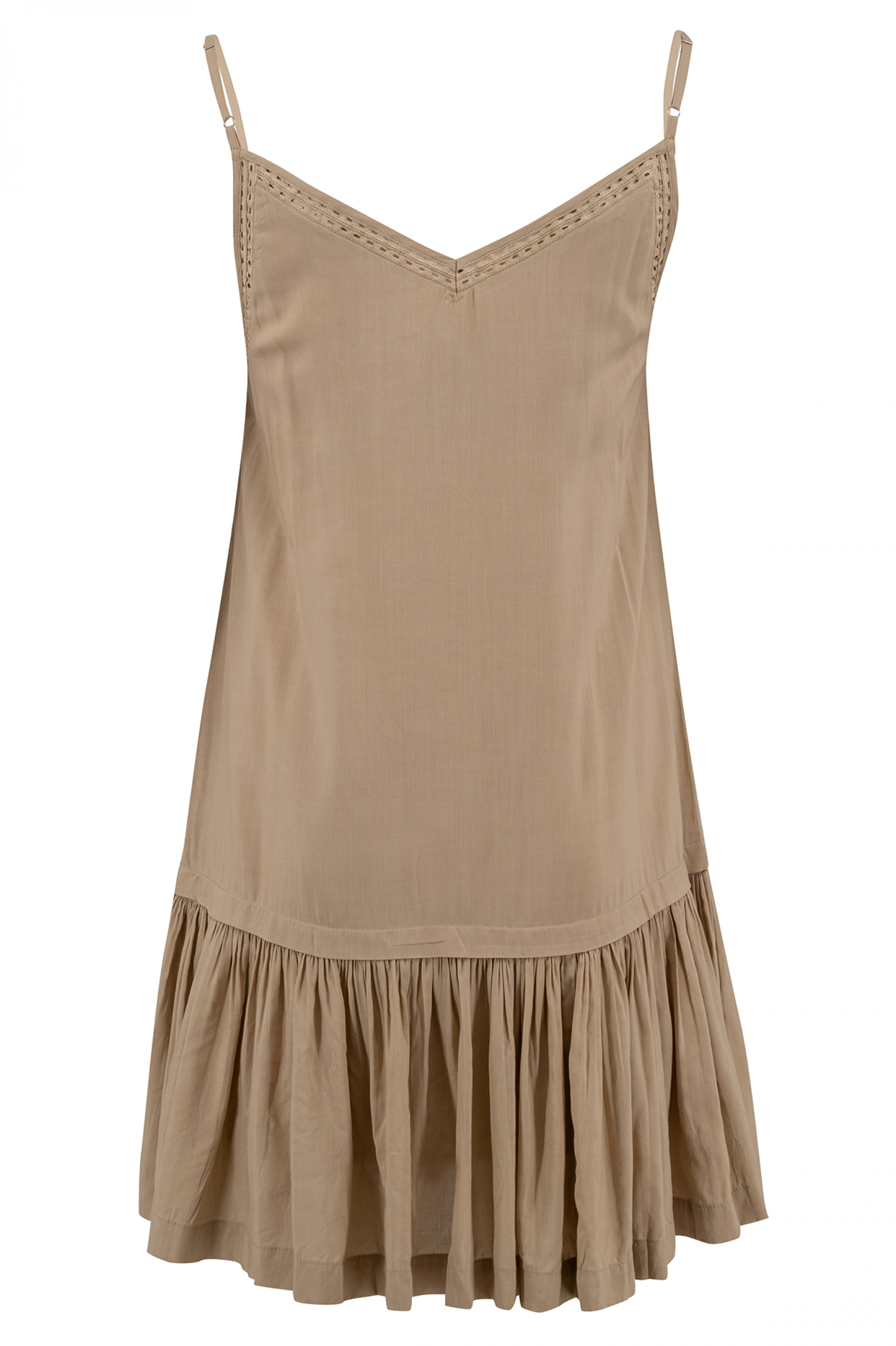 Bohemian jurk in sand van ibzmode, Brands of Ibiza