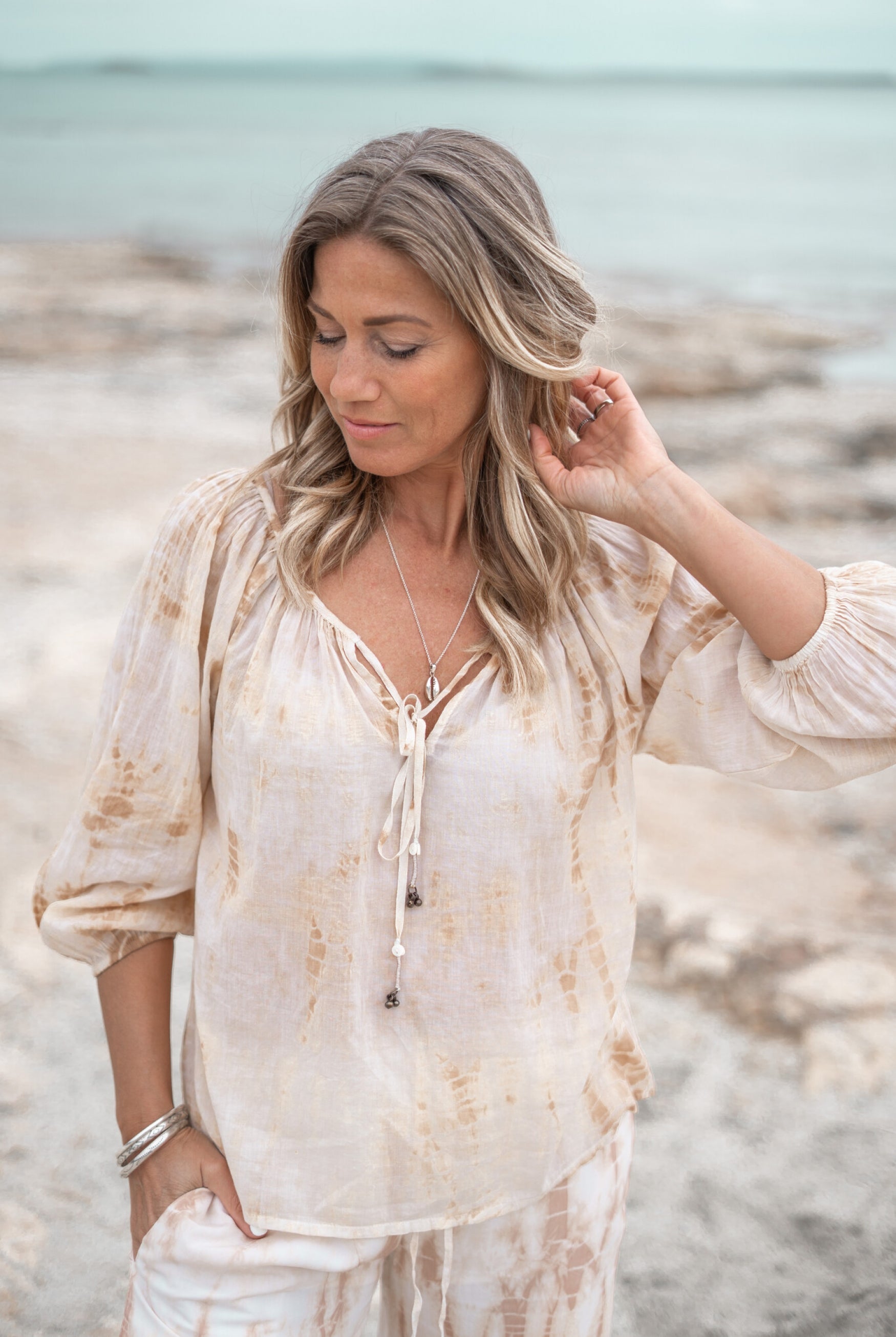 Bohemian blouse in tie dye from ibzmode, Brands of Ibiza