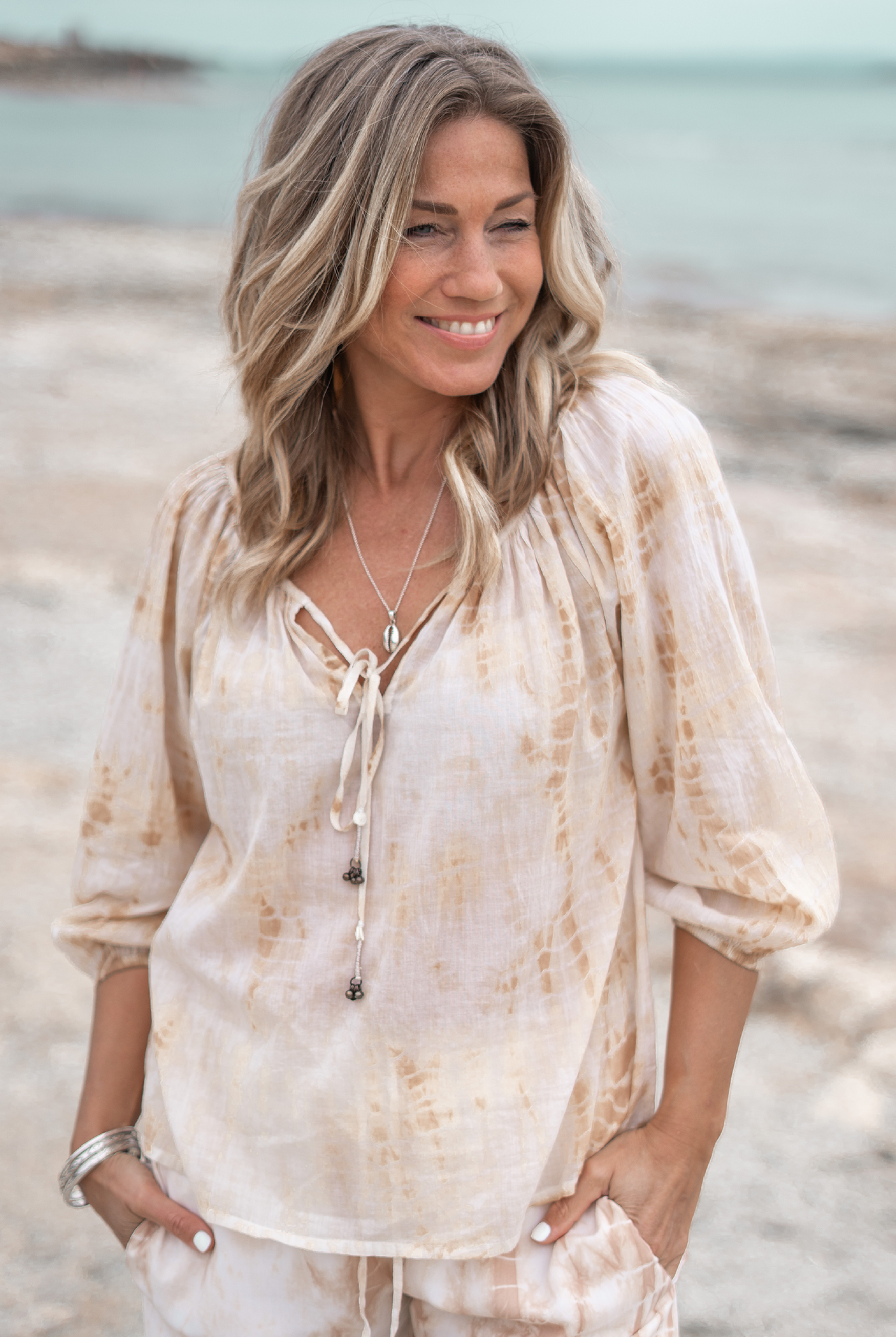 Bohemian blouse in tie dye from ibzmode, Brands of Ibiza