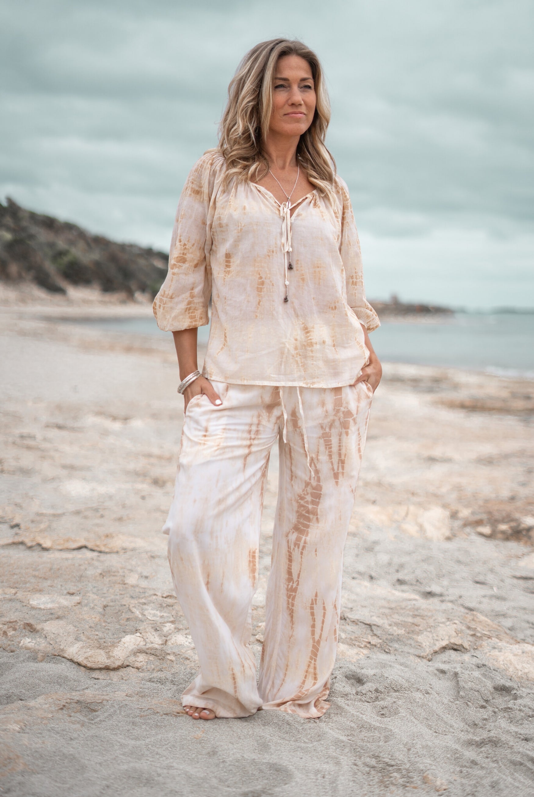 Bohemian blouse in tie dye from ibzmode, Brands of Ibiza