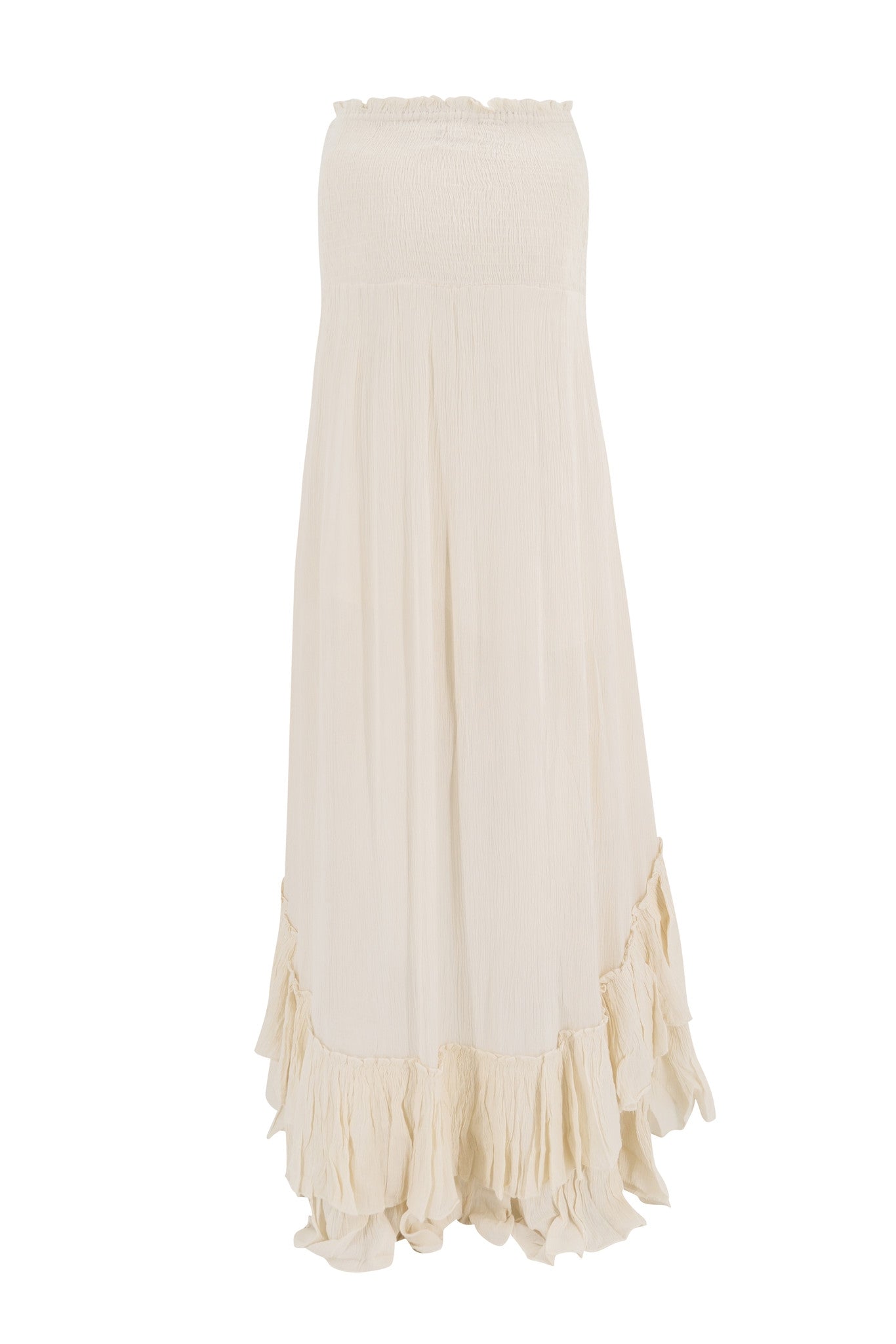 Bohemian jurk in beige van ibzmode, Brands of Ibiza