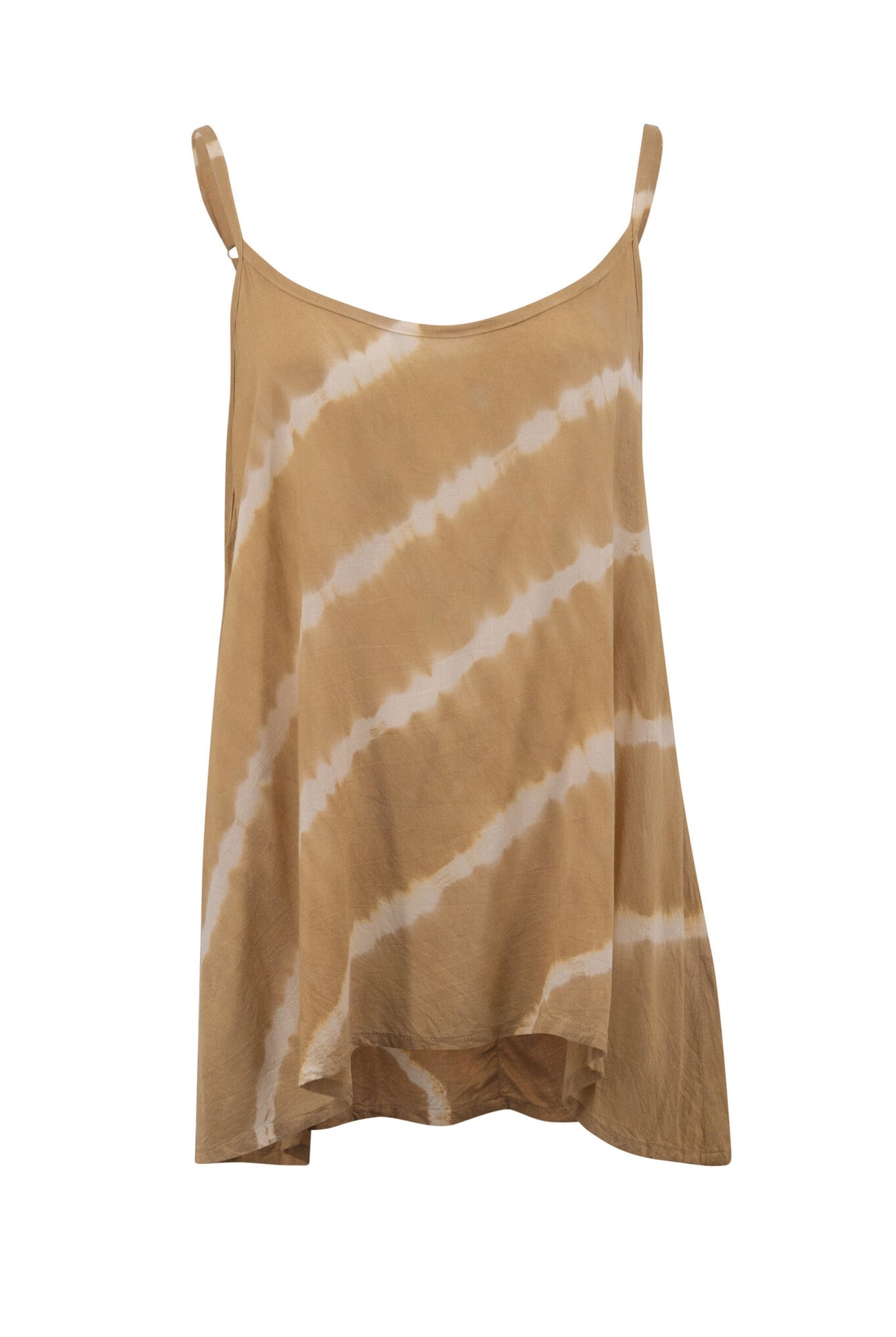 Bohemian top in tie dye sand/ beige van ibzmode, Brands of Ibiza