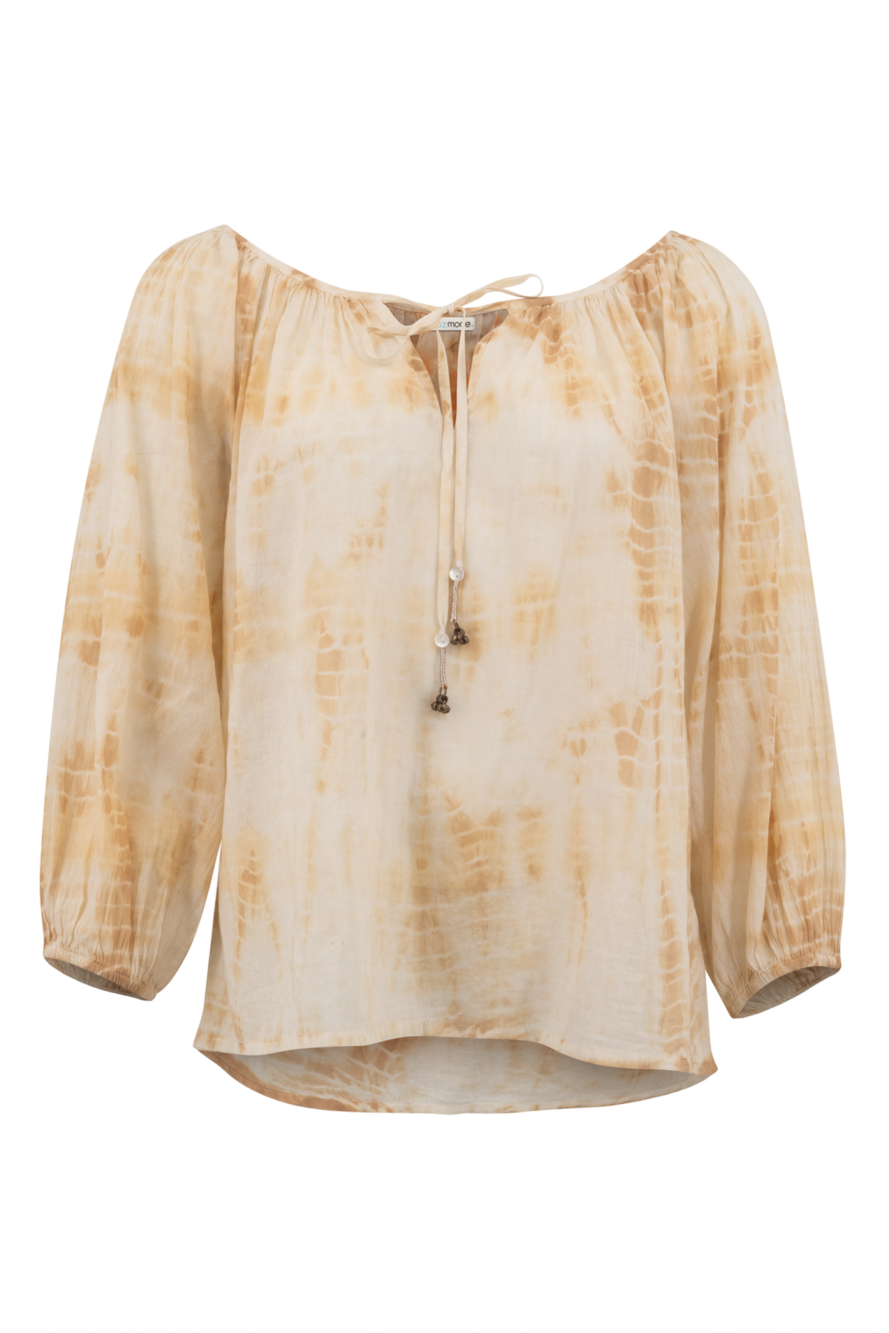 Bohemian blouse in tie dye van ibzmode, Brands of Ibiza