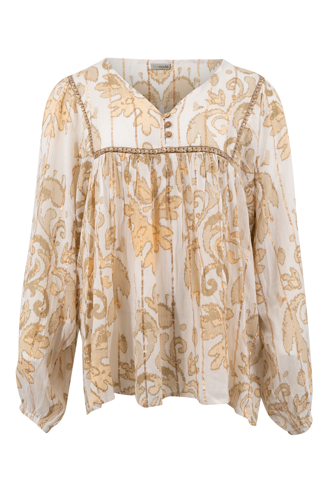 Bohemian rok in ivory van ibzmode, Brands of Ibiza