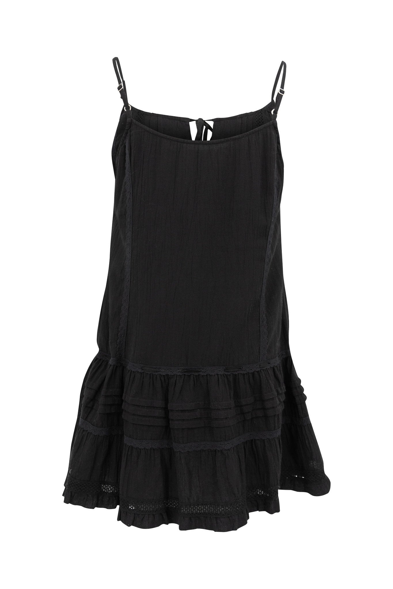 Bohemian jurk in black van ibzmode, Brands of Ibiza