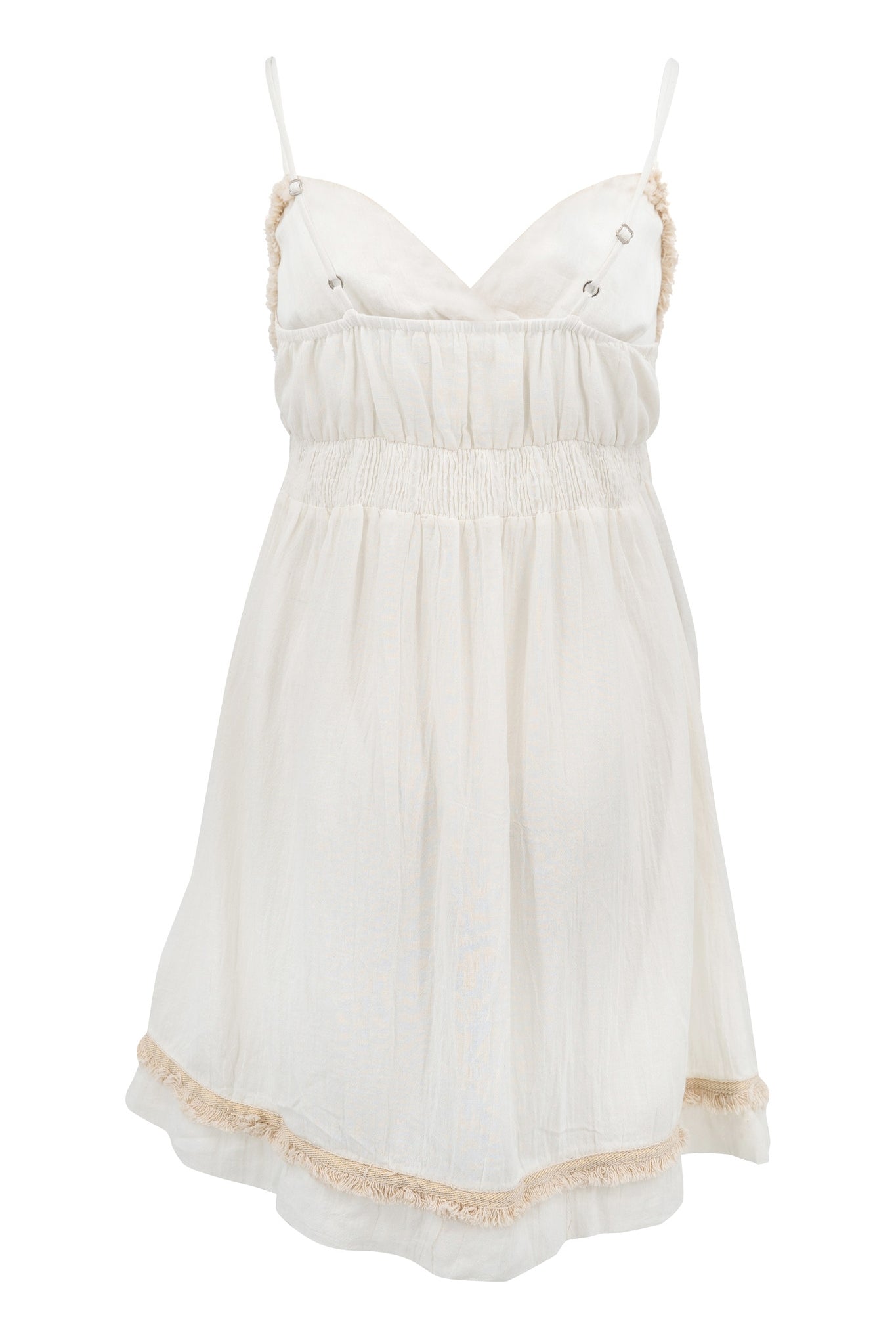 Vestido bohemio en marfil de ibzmode, Marcas de Ibiza