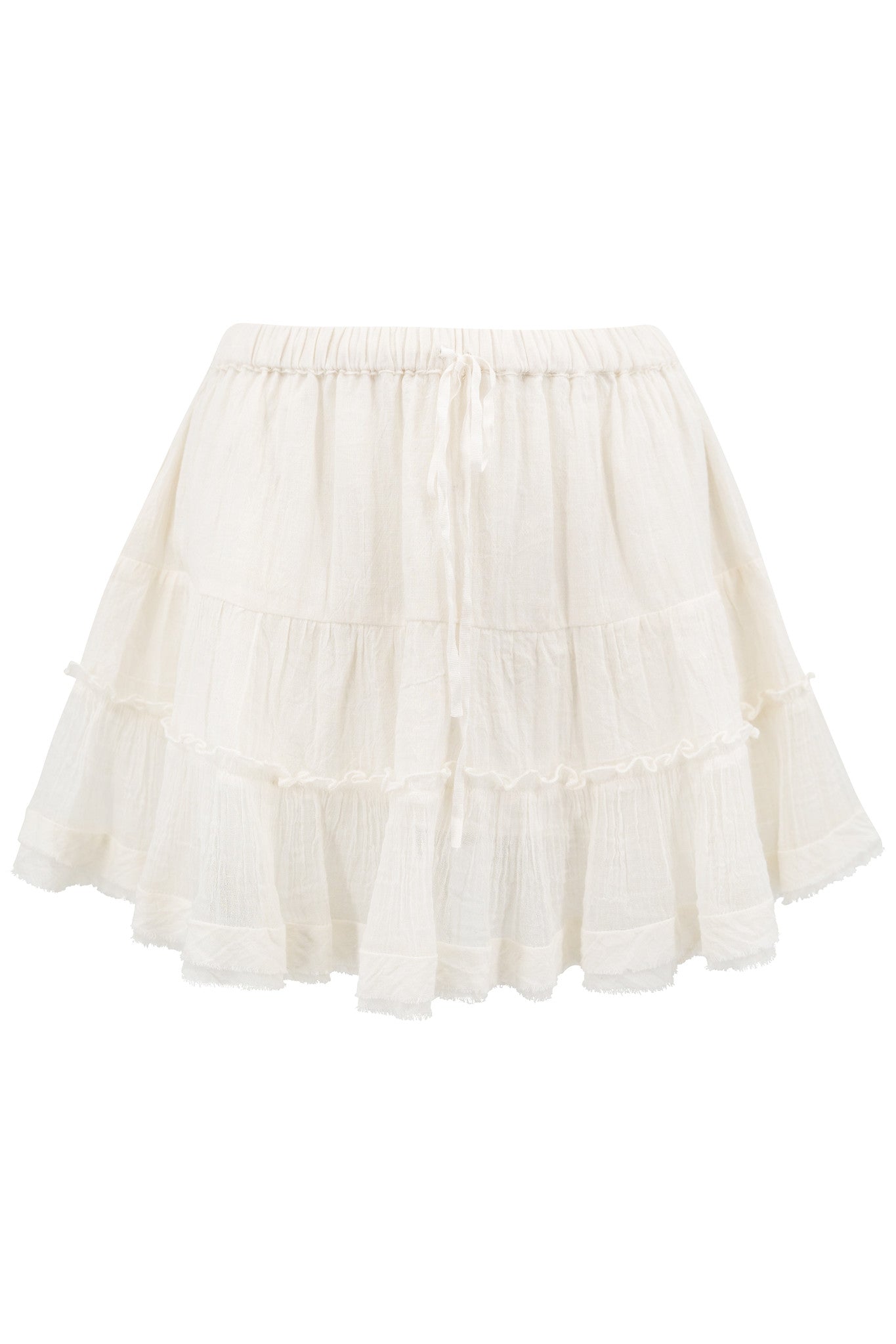 Bohemian rok in ivory van ibzmode, Brands of Ibiza