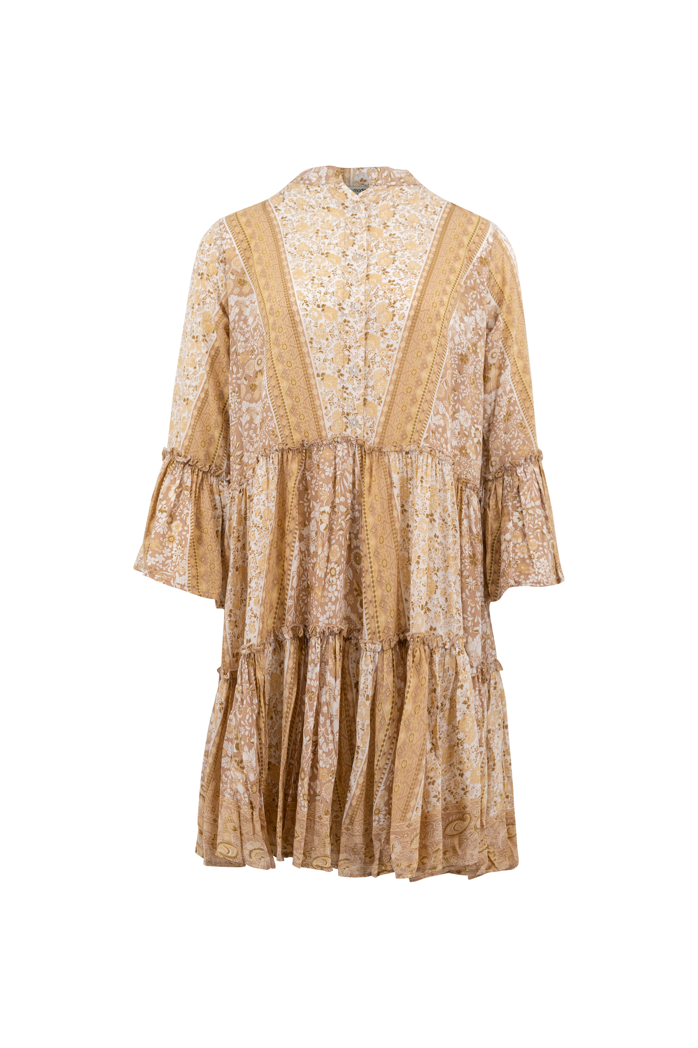 Bohemian-Kleid in Beige von ibzmode, Brands of Ibiza