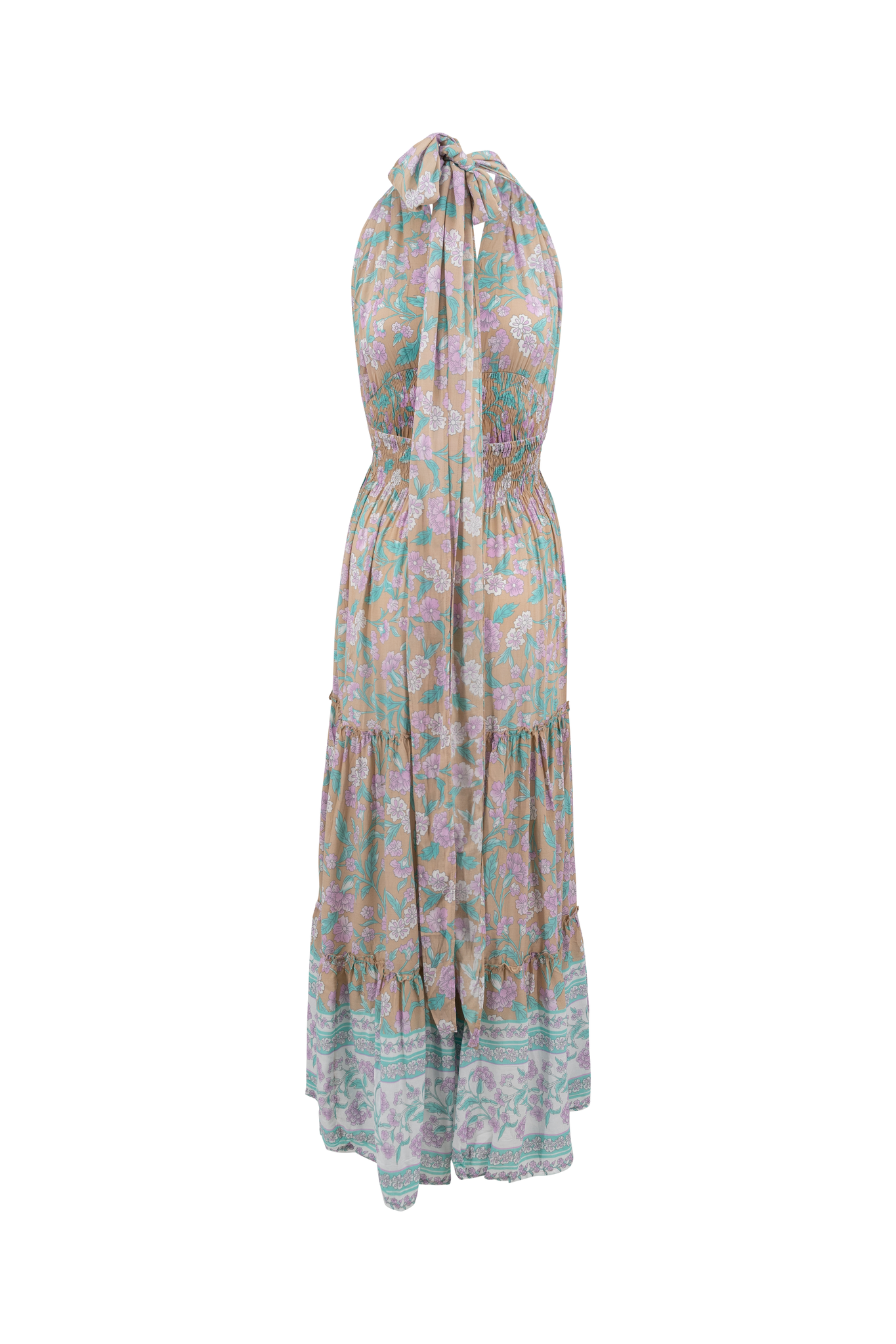 Bohemian jurk in beige van ibzmode, Brands of Ibiza