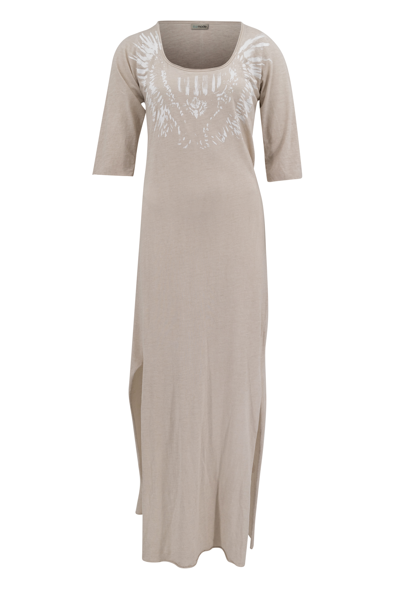 Bohemian jurk in sand van ibzmode, Brands of Ibiza