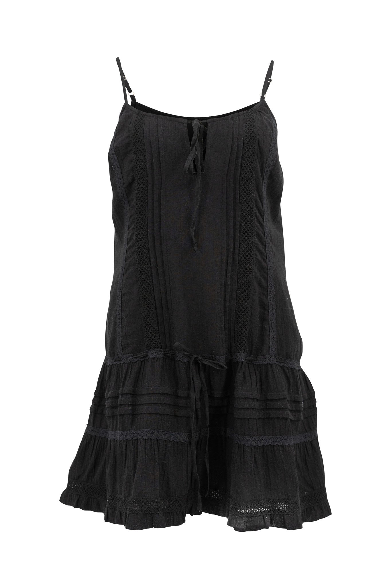 Bohemian jurk in black van ibzmode, Brands of Ibiza