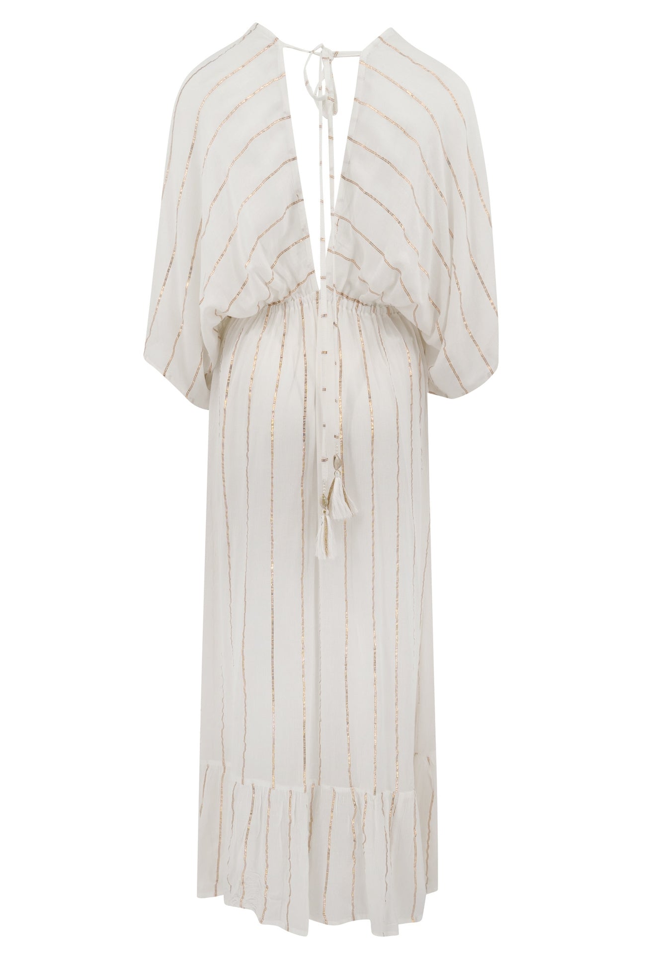 Bohemian dress in white from ibzmode, Brands of Ibiza