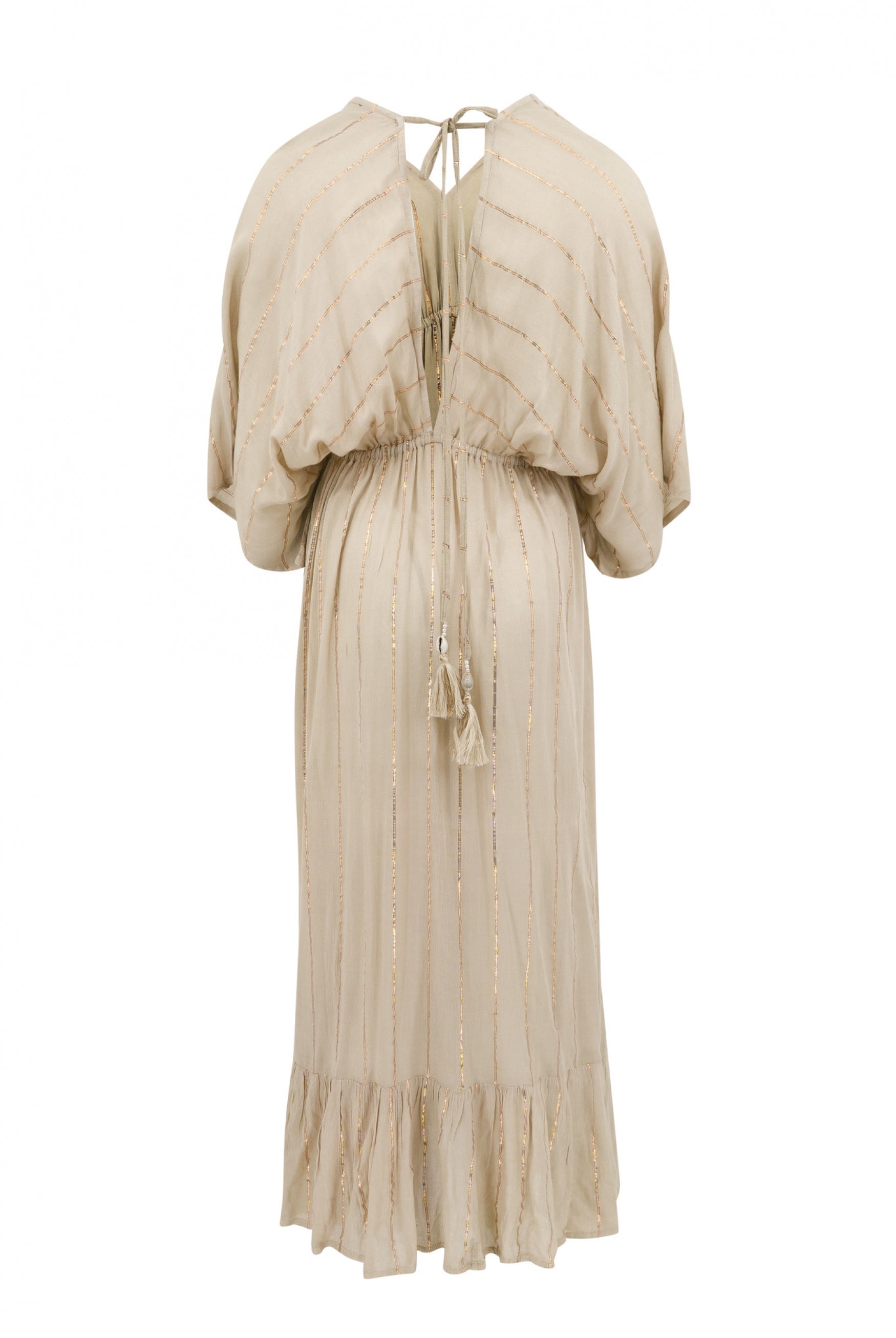 Bohemian dress in sand from ibzmode, Brands of Ibiza