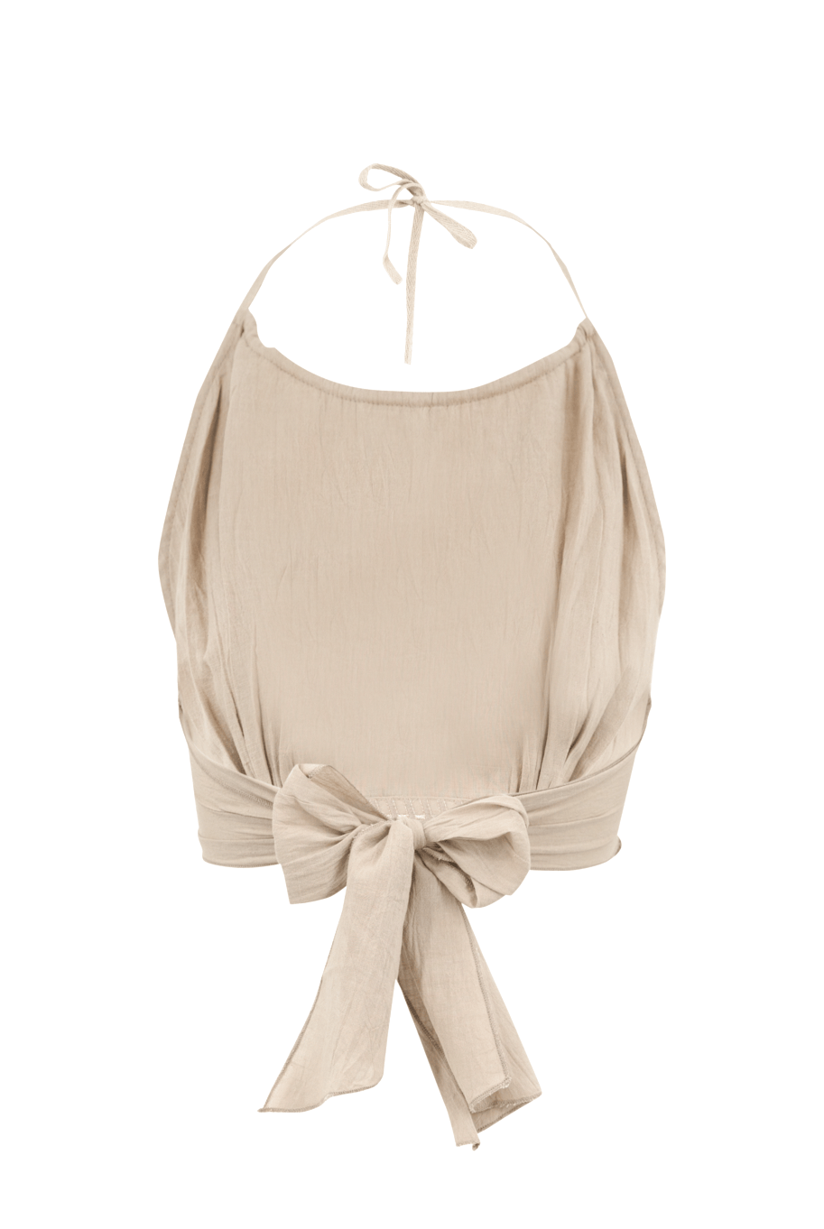 Top bohemio en color topo de ibzmode, Marcas de Ibiza