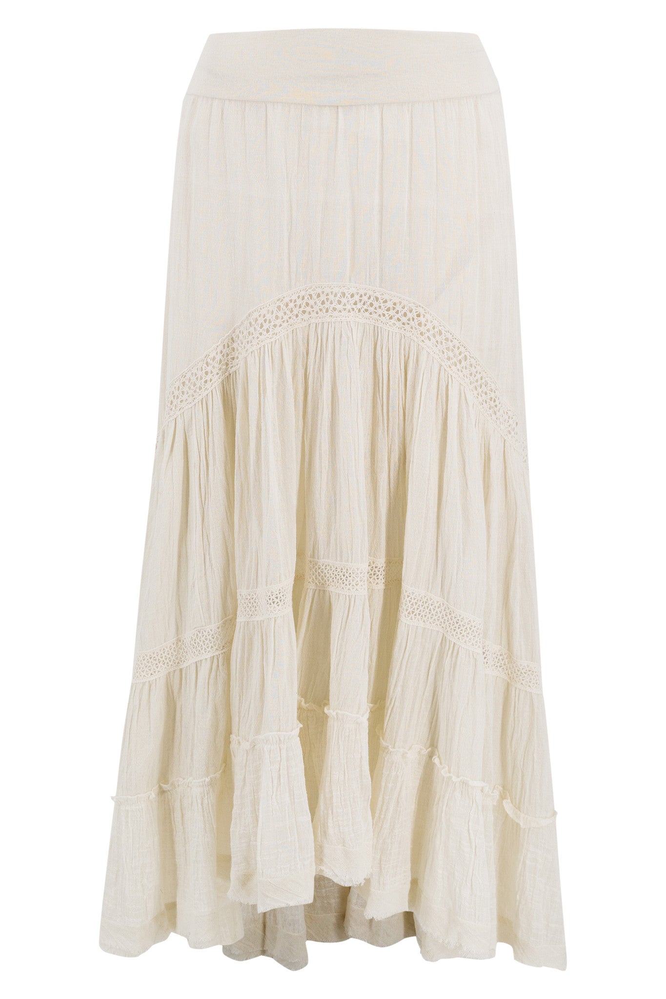 Bohemian rok in beige van ibzmode, Brands of Ibiza