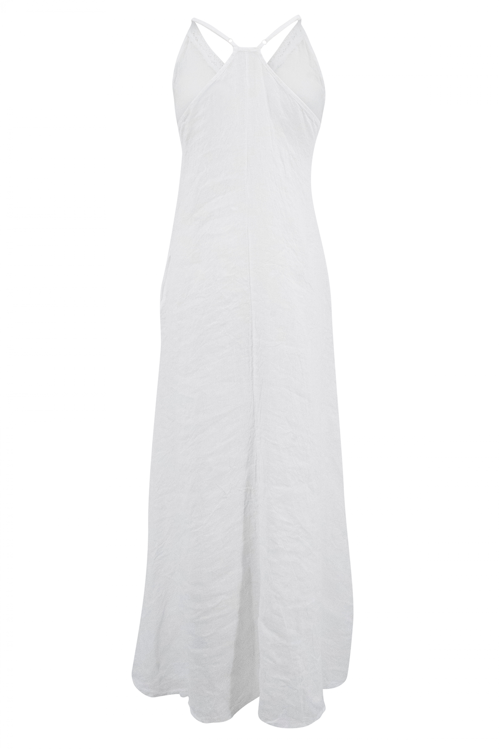 Bohemian jurk in white van ibzmode, Brands of Ibiza