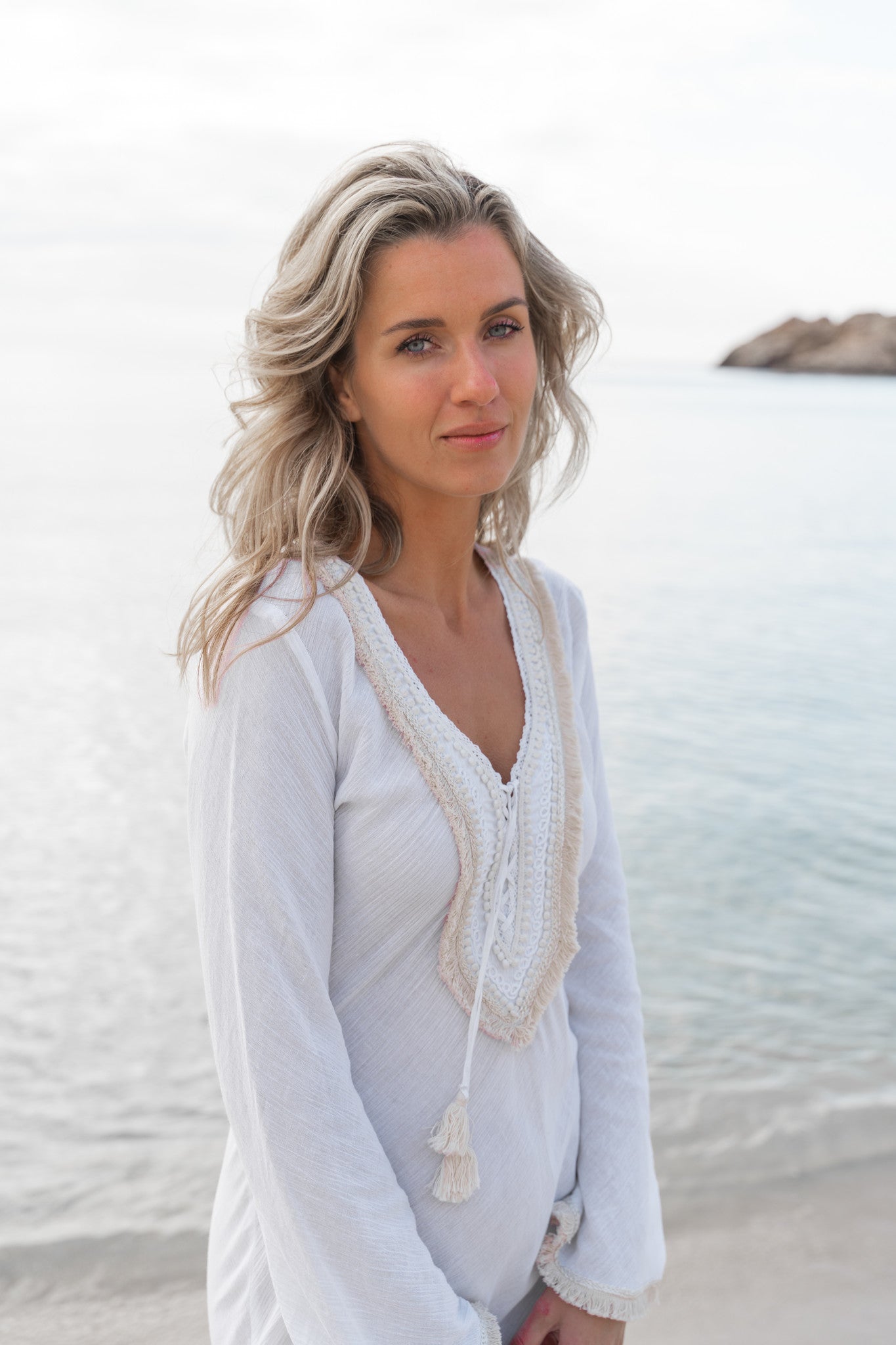 Bohemian item in white van ibzmode, Brands of Ibiza