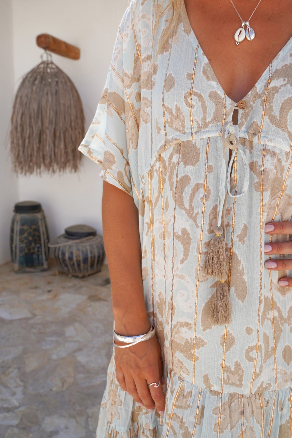 Bohemian jurk in mint van ibzmode, Brands of Ibiza